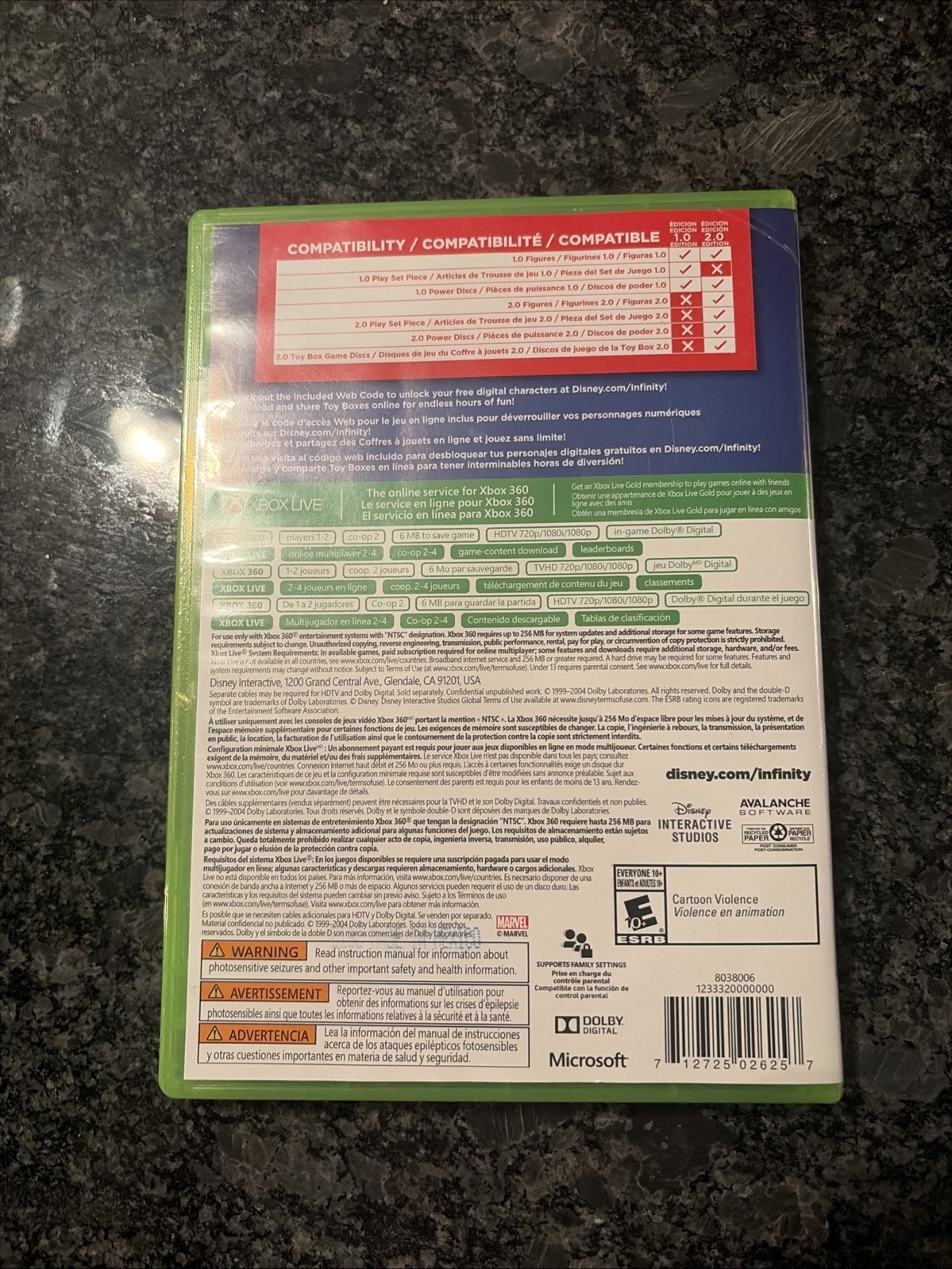 Disney Infinity 2.0 Edition Xbox 360 Game – Complete & Tested, Fast Ship