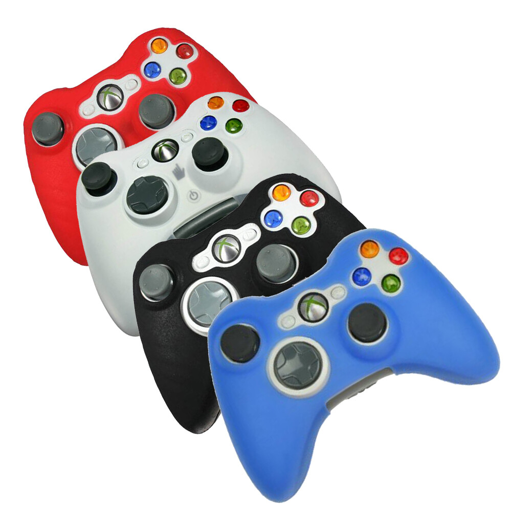 Rubber Skin Protective Silicone Gel For Microsoft Xbox 360 Controller Case Cover