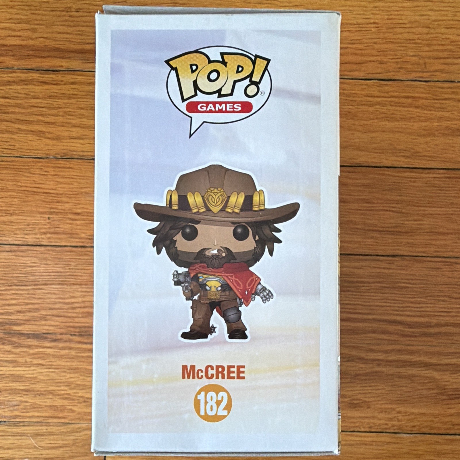 Funko Pop! Games Overwatch McCree Vinyl Figure #182 2017 MPN DRM170309