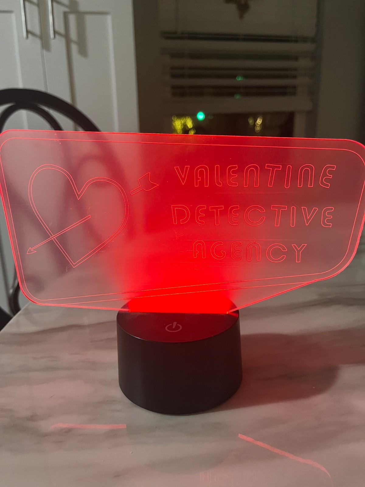 Fallout 4 Valentine Detective Agency Lighted Acrylic Sign