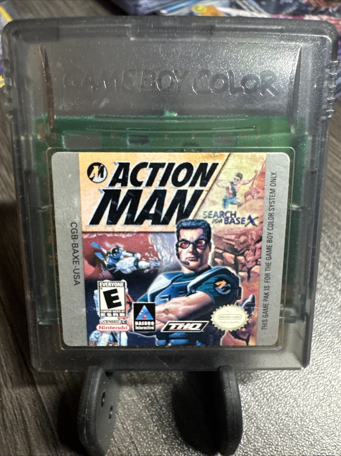 Action Man: Search for Base X (Nintendo Game Boy Color, 2001) – Tested