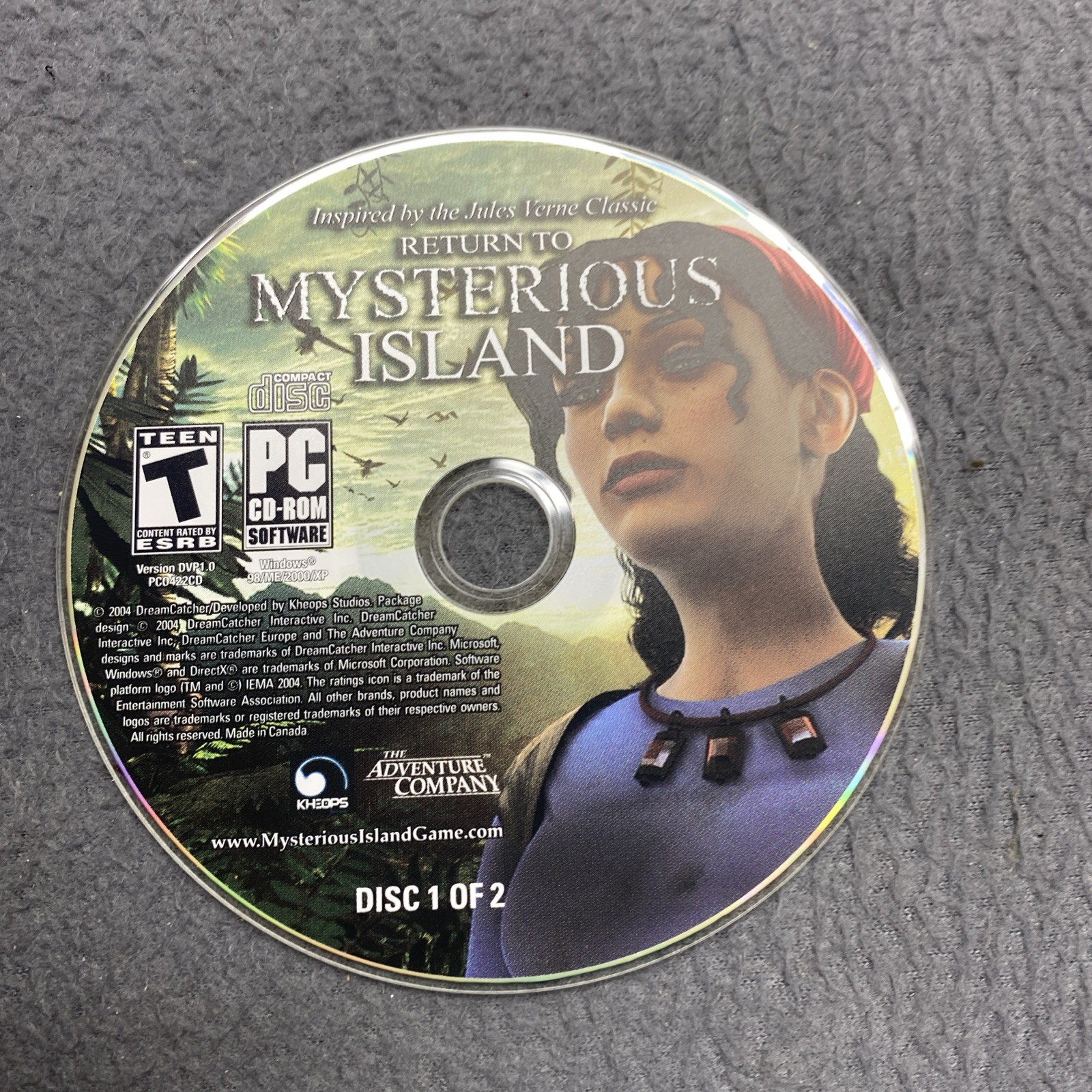 Return to Mysterious Island PC Game The Adventure Company 2004 Video Game