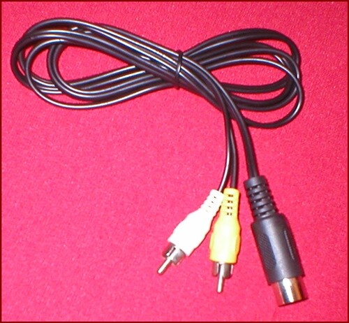 AV Audio Video RCA Cable TV Connection Cord Plug for the Sega Master System NEW
