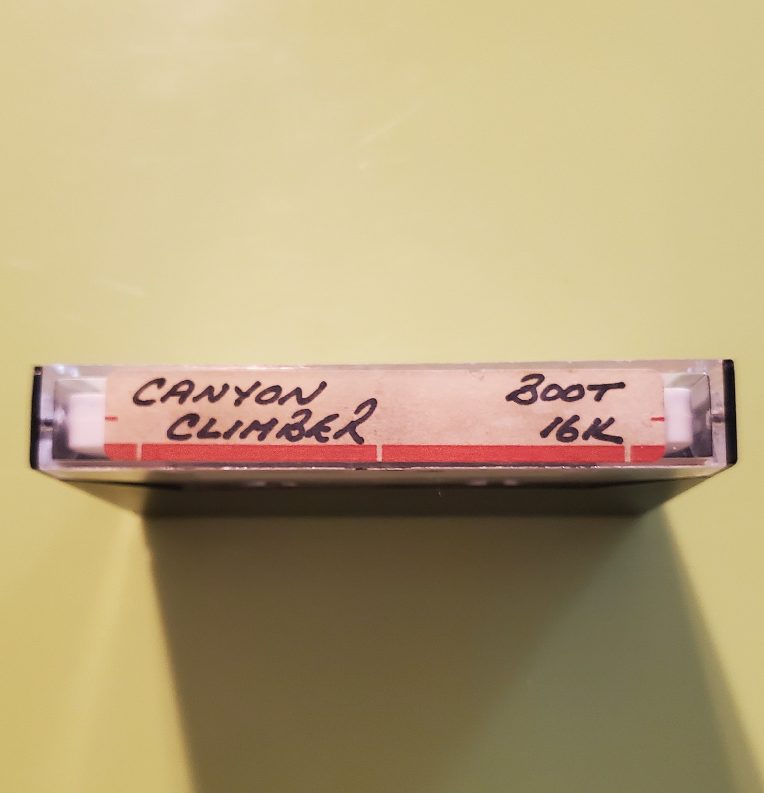 Canyon Climber 1982 Atari 400/800 Game Cassette Datsoft Inc.