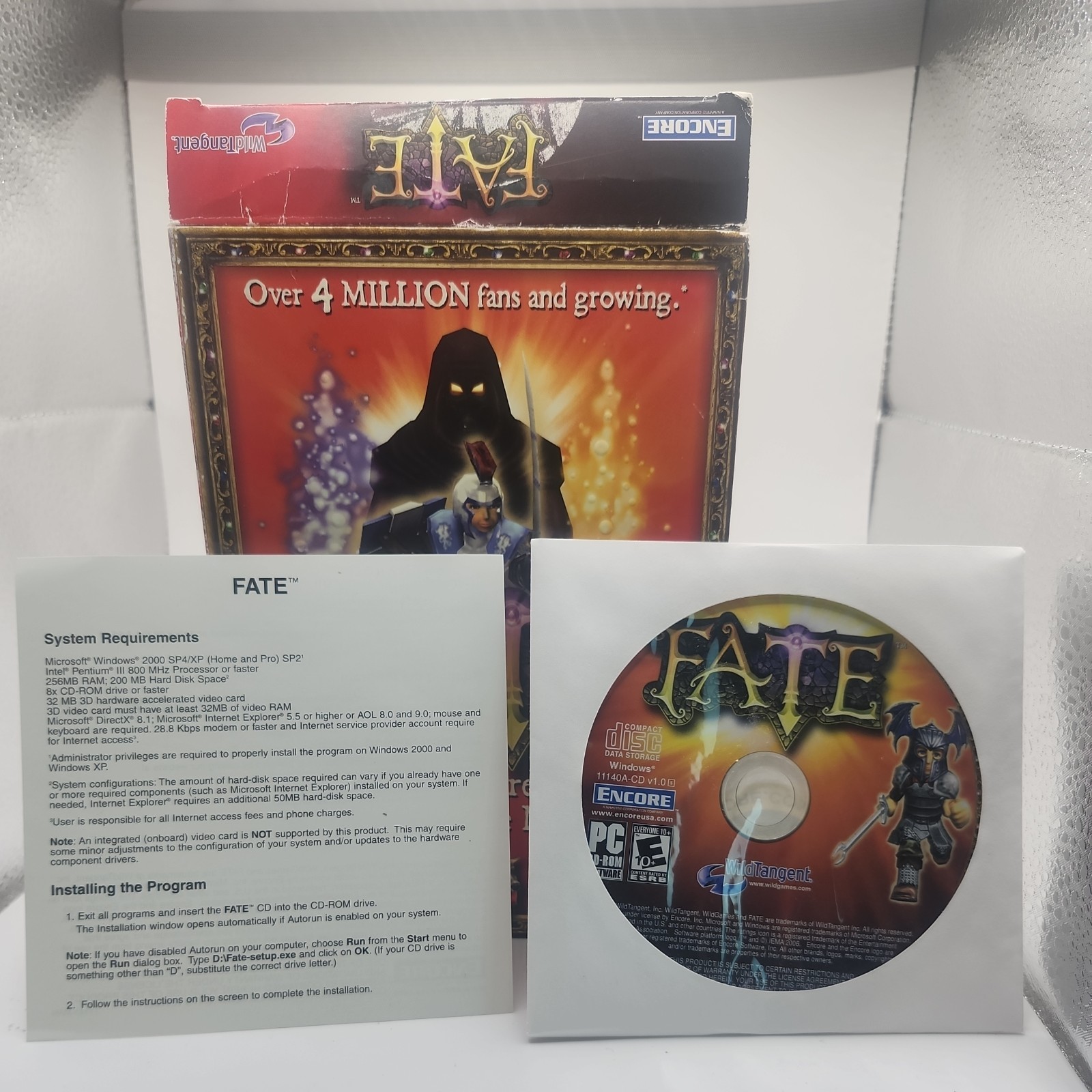 Fate PC CD-Rom 2006 Windows Action Role Playing RPG Game