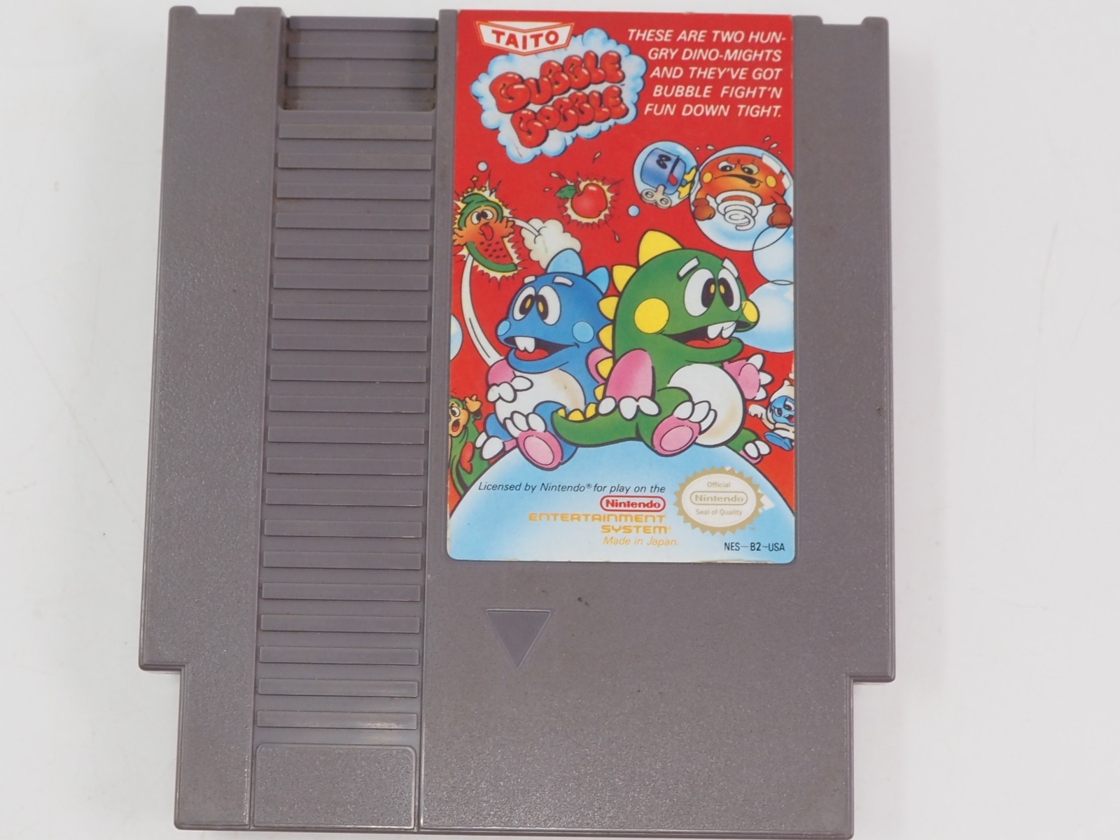Bubble Bobble (Nintendo NES, 1988) CIB Complete W/ Inserts, Manual & Styrofoam
