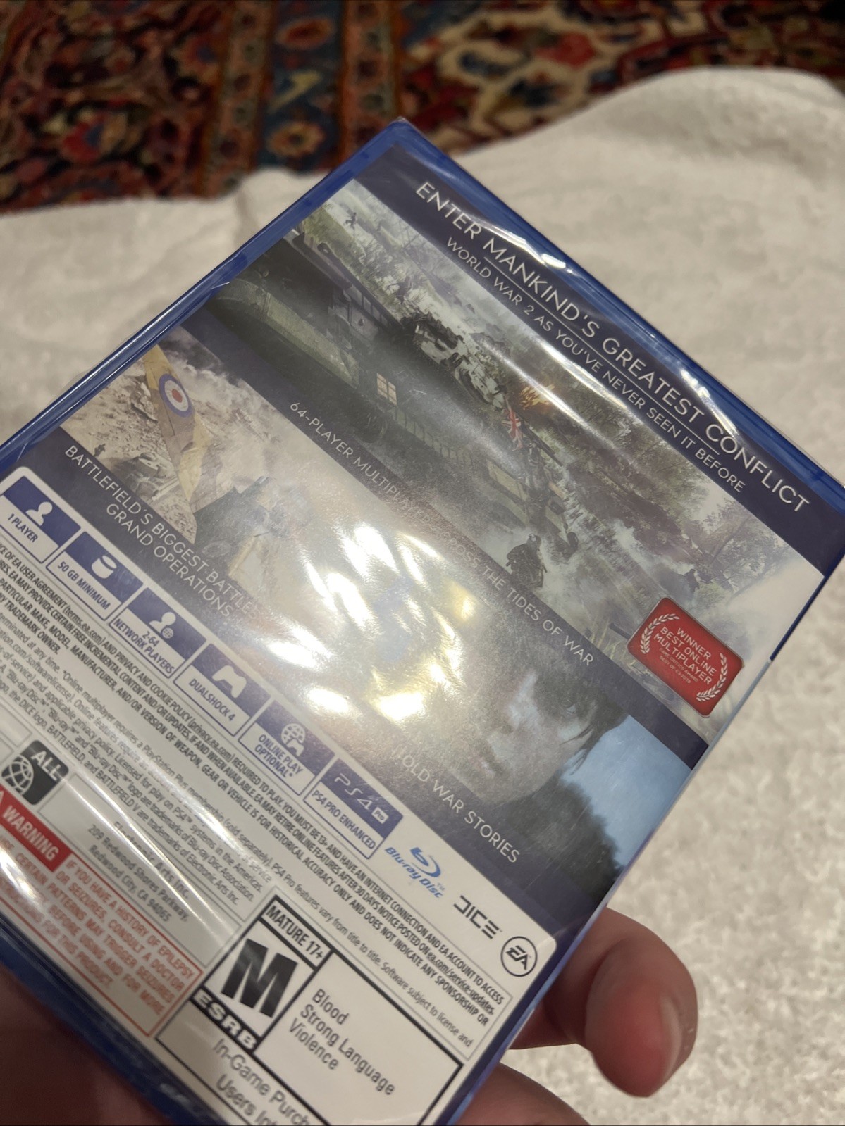 Battlefield V PS4 Brand New Factory Sealed PlayStation 4 Fast Shipping