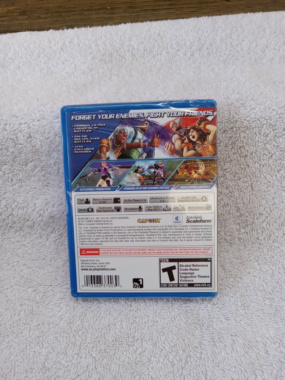 Street Fighter X Tekken – PS Vita – Brand New | Factory Sealed