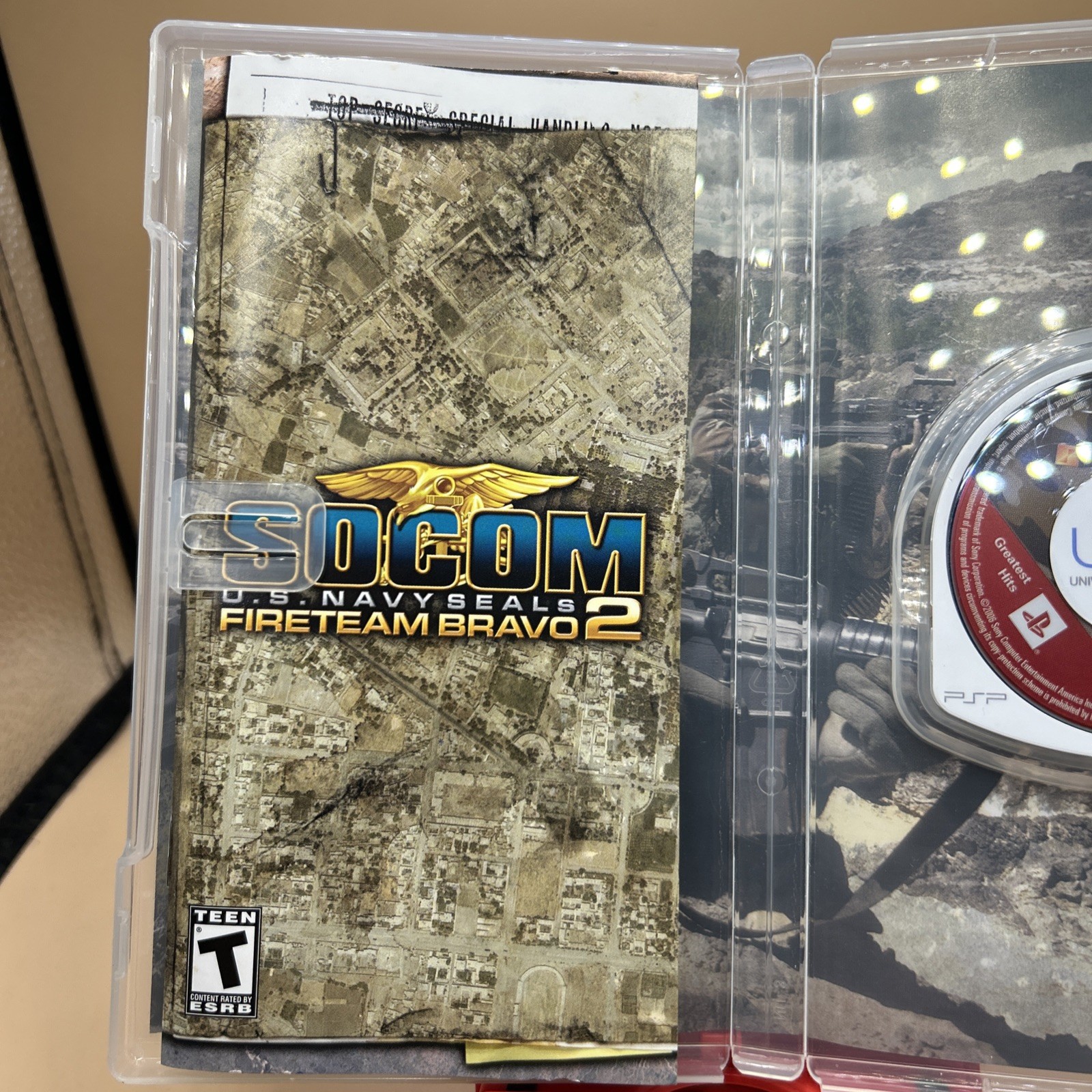 SOCOM U.S. Navy Seals Fireteam Bravo 2 (Sony PlayStation PSP) Complete CIB