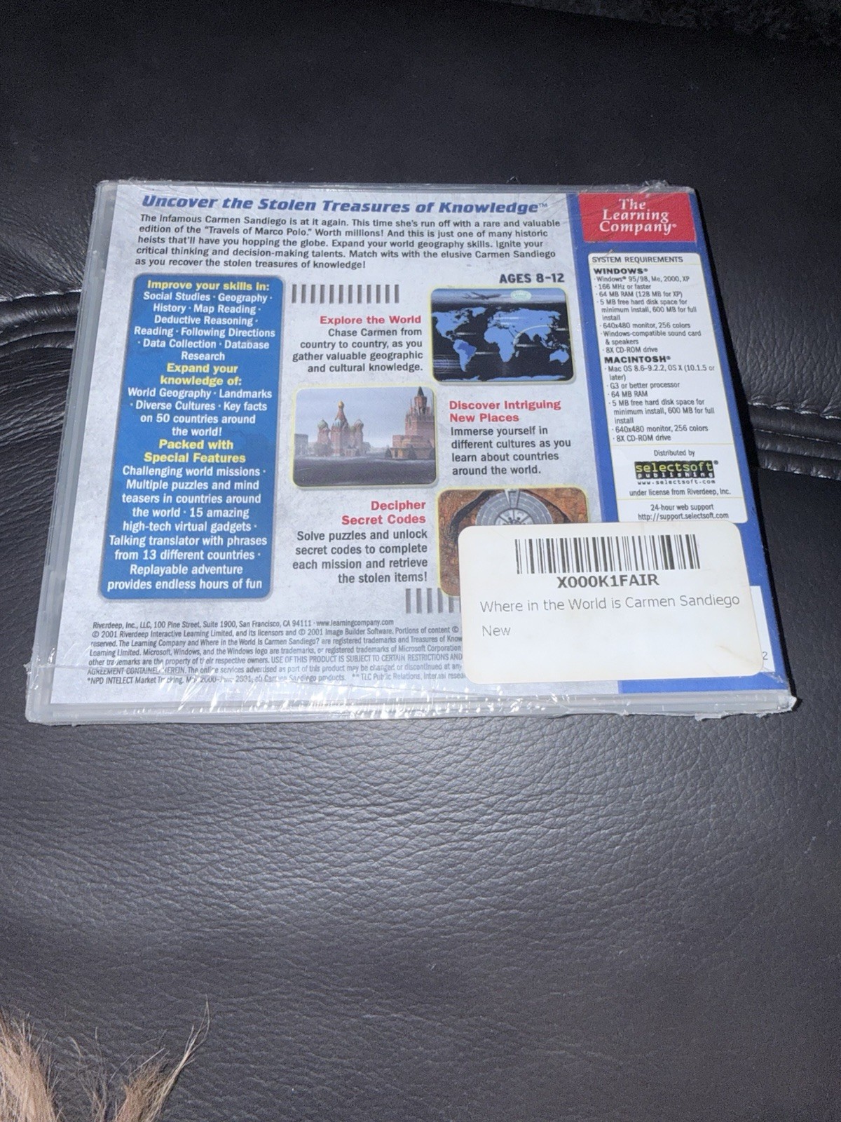 Where in the World Is Carmen Sandiego 2001 (Windows/Mac, 2001)