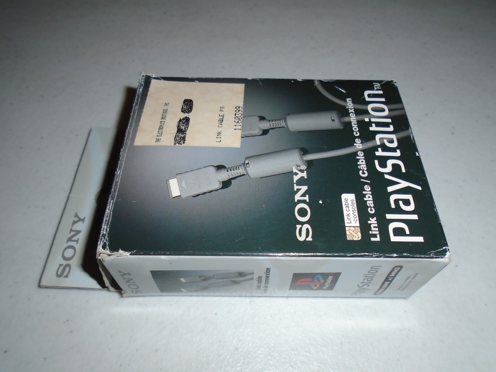 Official Sony PS1 to PS1 Link Cable SCPH-1040 with box NTSC USA/CANADA Version