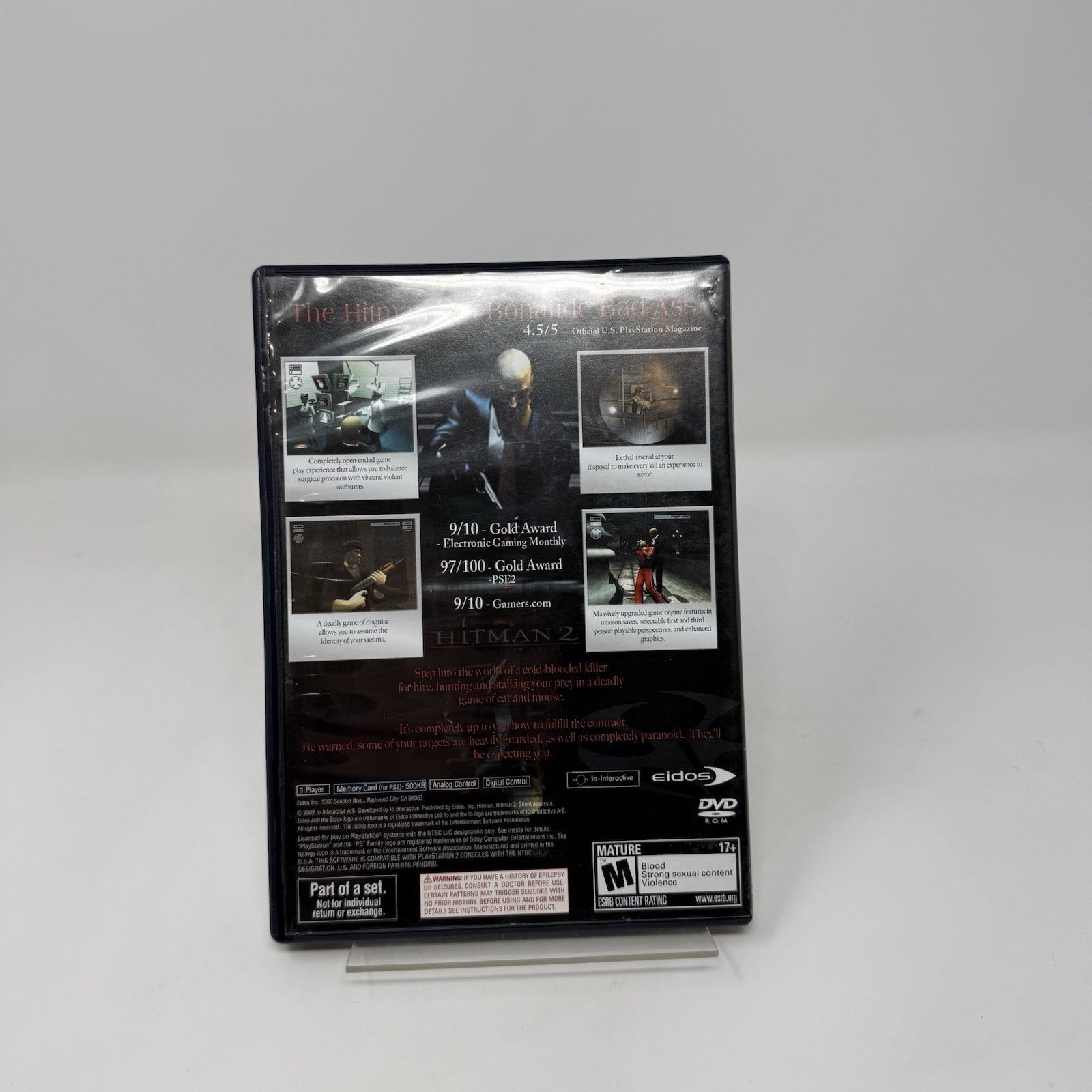 Eidos Hitman Trilogy Action & Adventure M PS2 NTSC-U/C Manual Included Slipcover