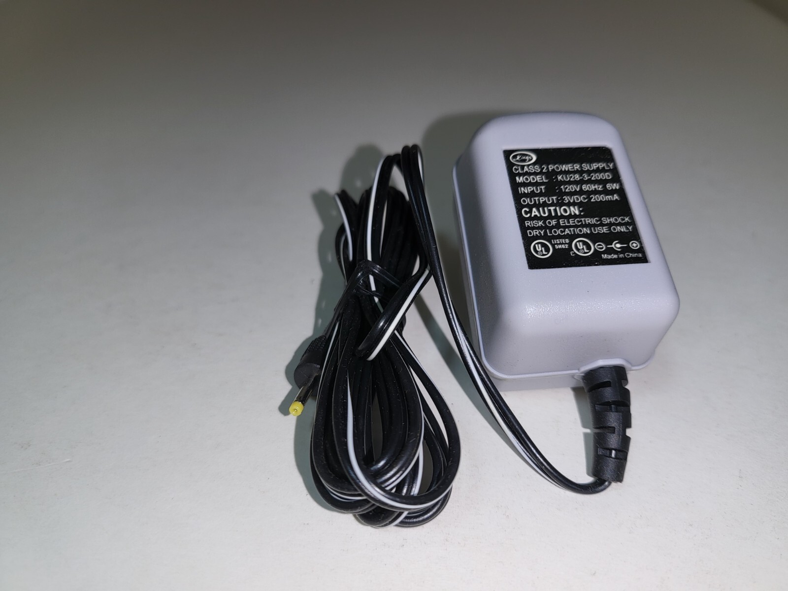 Gray/Grey 3VDC 200 mA AC Power Adapter for the NEO GEO Pocket Color #F3