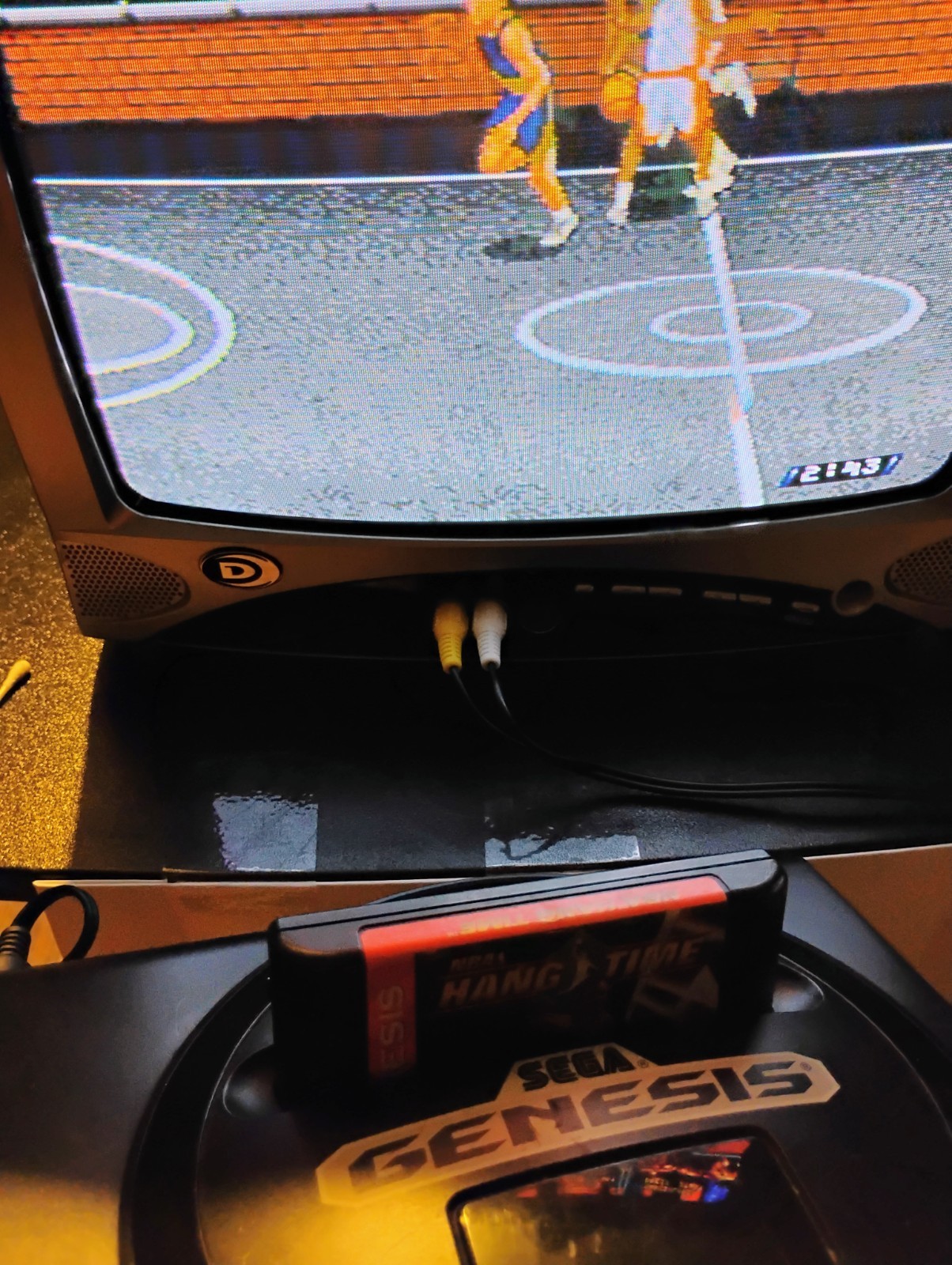 SEGA Genesis 16-Bit Black Console with Power Supply Tested Working