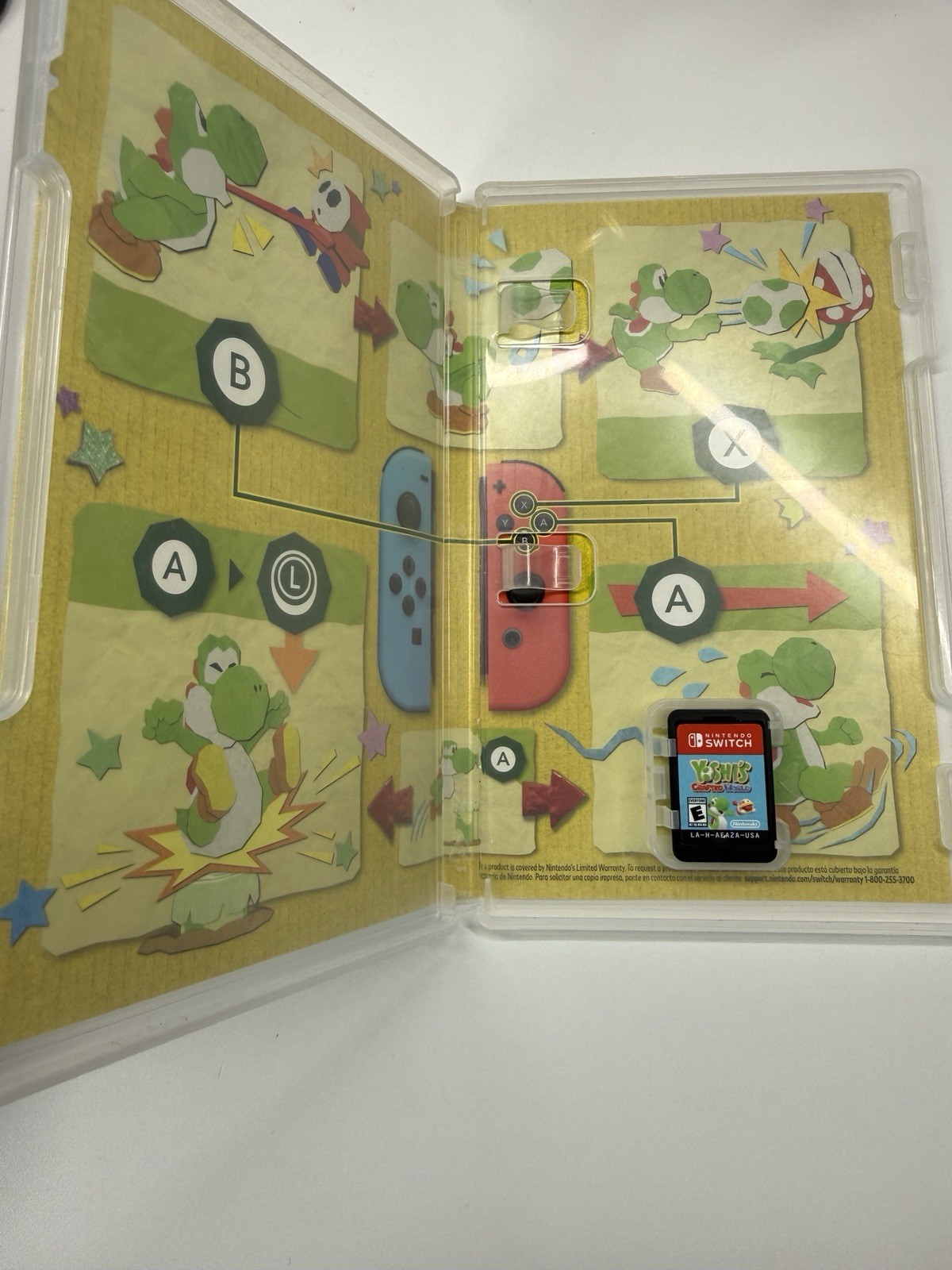 Yoshi’s Crafted World Nintendo Switch Game w/Case TESTED