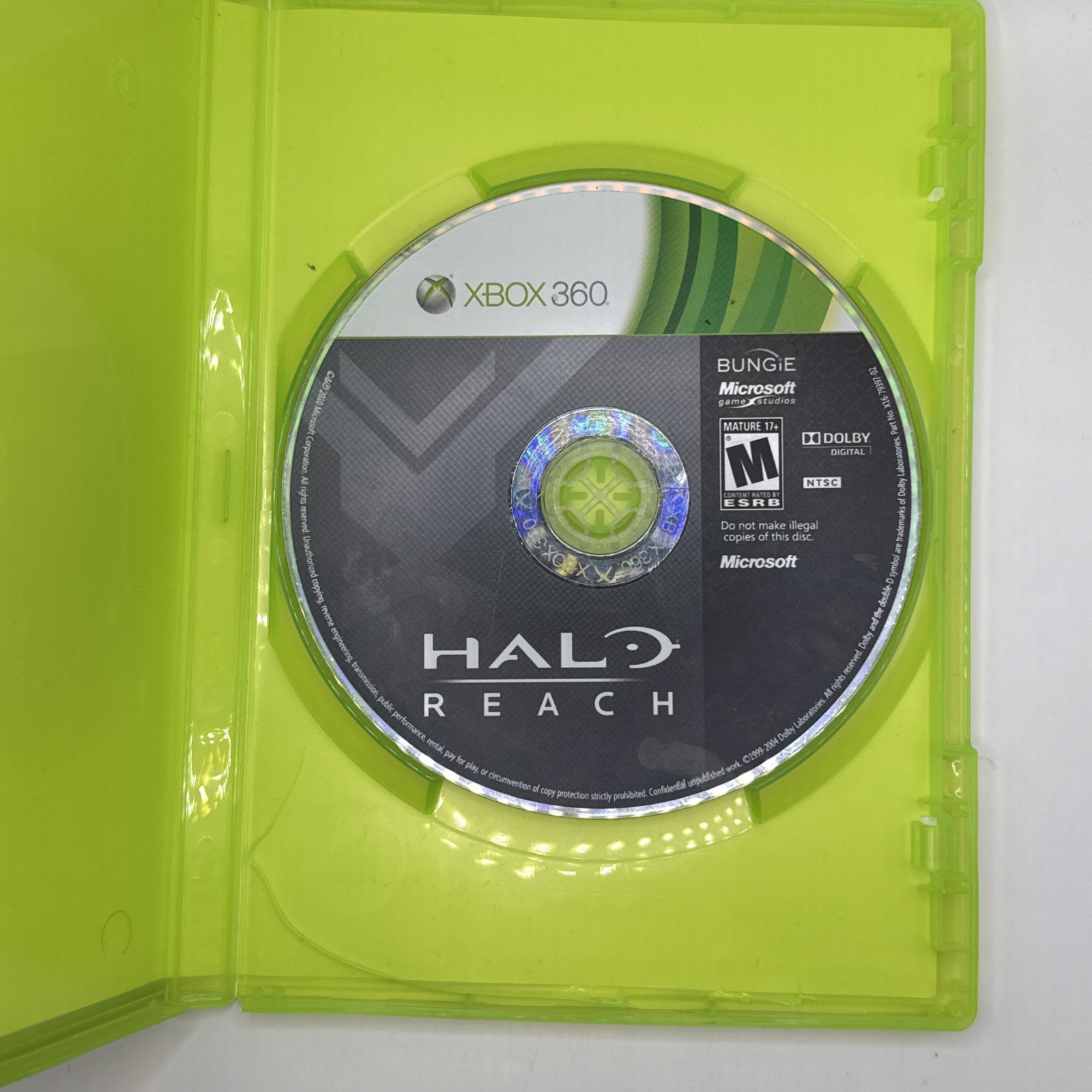 Lot Of 4 Xbox 360 Halo Games: 3 ODST, Reach, Wars, & 3 – Tested and working