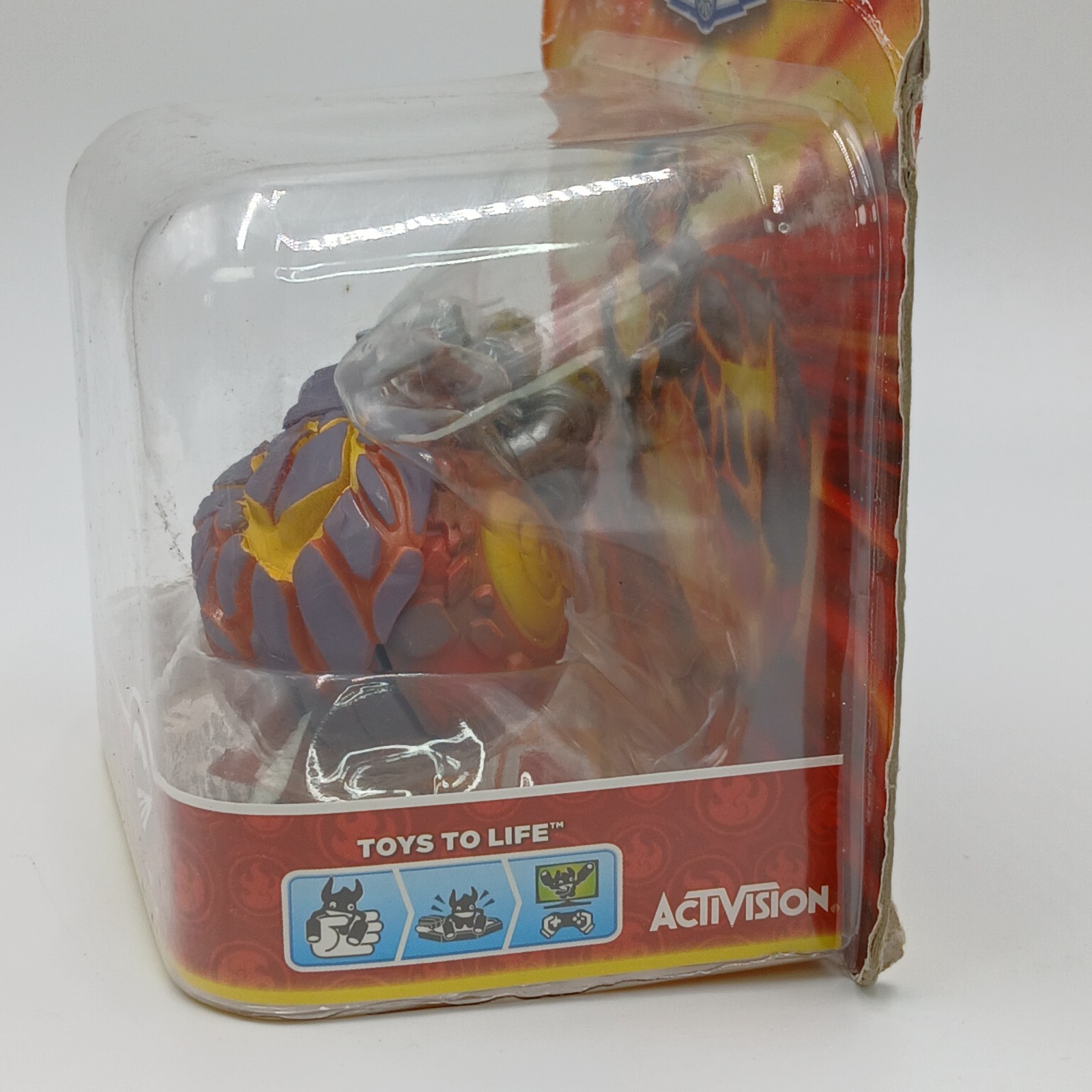 Skylanders SuperChargers Burn Cycle Fire Land Vehicle Toys to Life NOS READ FLAW