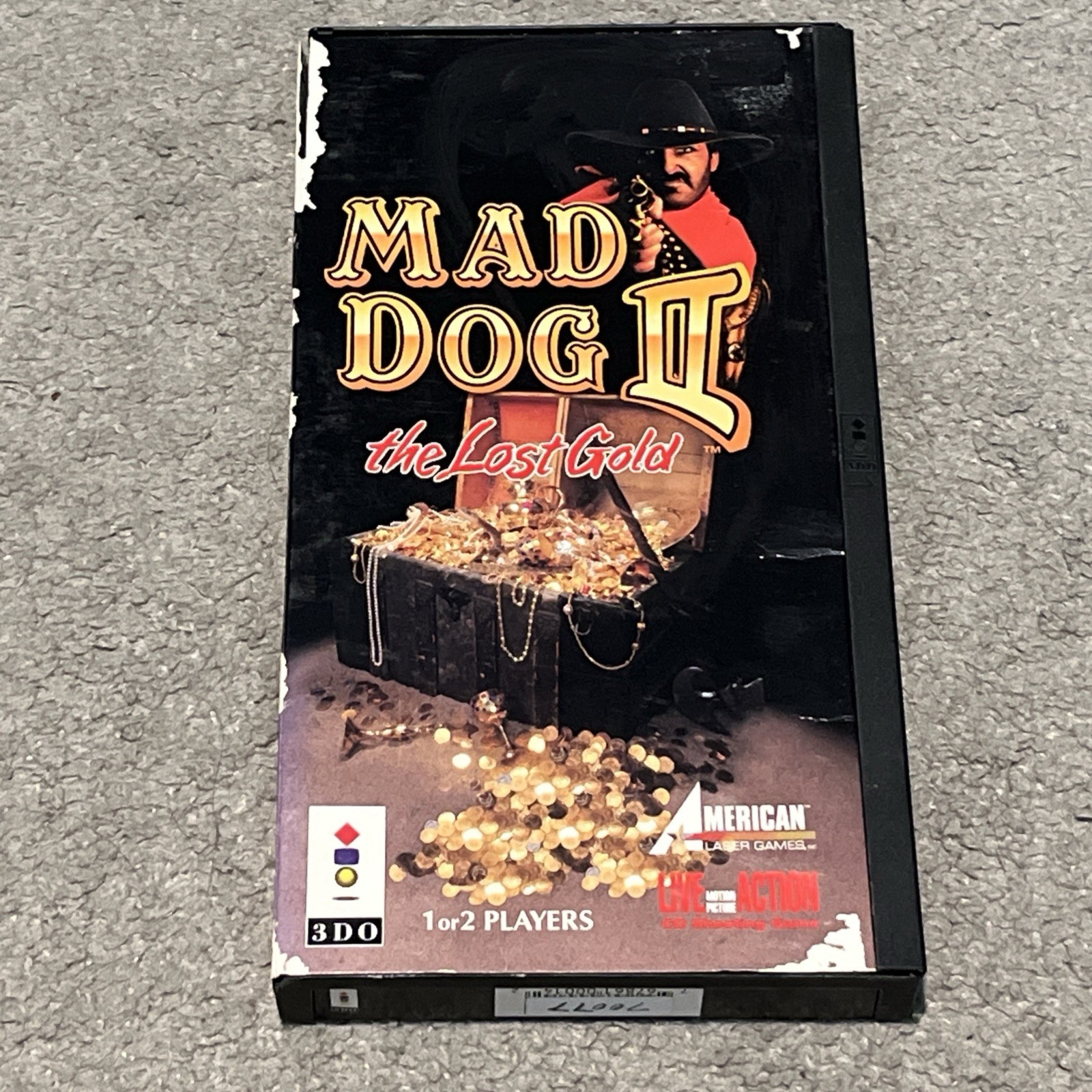 Mad Dog II 2: The Lost Gold (3DO, 1994) Case Disc Manual Reg Card