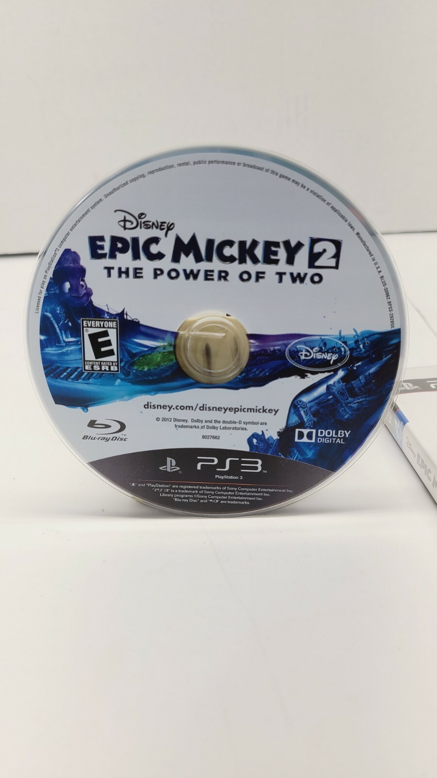 Disney Epic Mickey 2 The Power of Two (Sony PlayStation 3, 2012) 1 to 2 Player