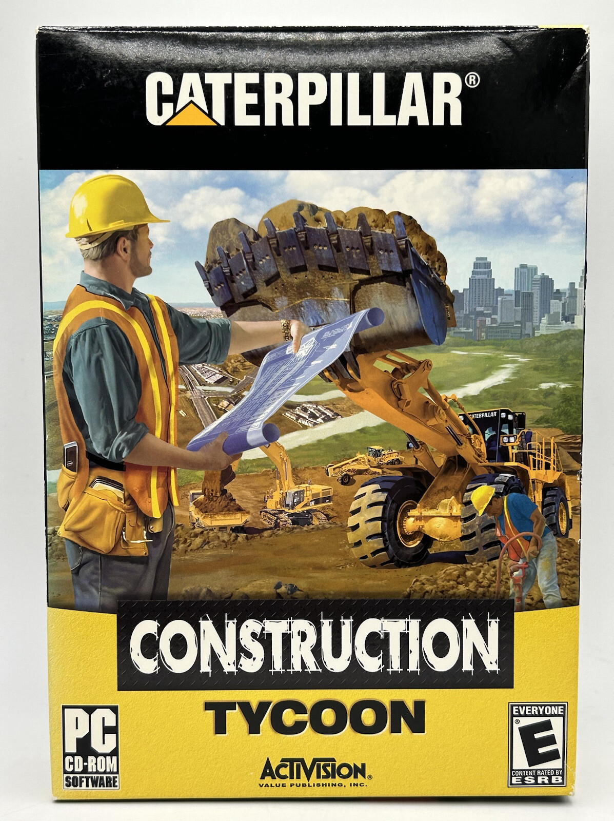 Caterpillar Construction Tycoon Activision PC Cd-ROM Brand New Sealed