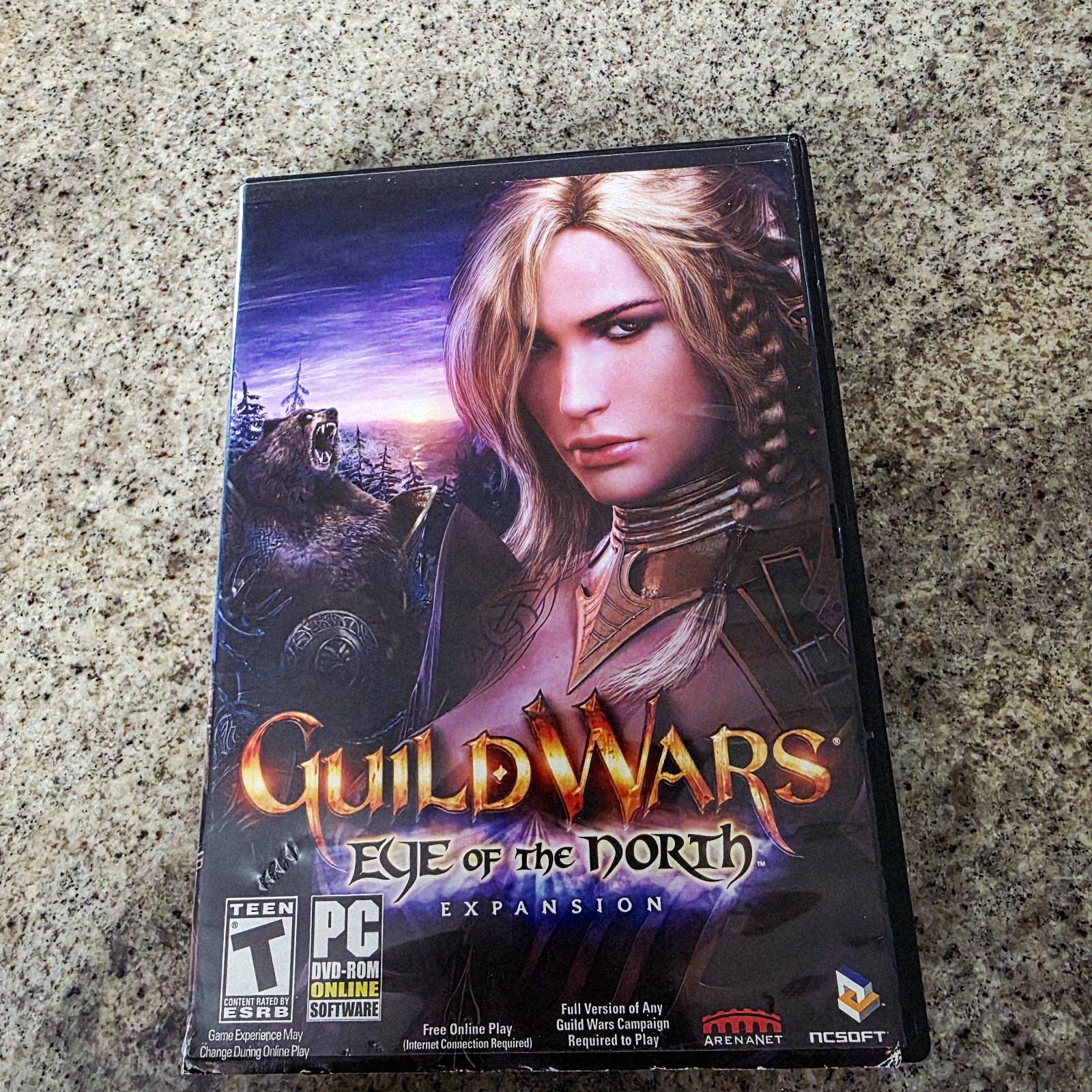 Guild Wars Eye of the North PC Game Lot Nightfall Key Booklet Tested Works 2007