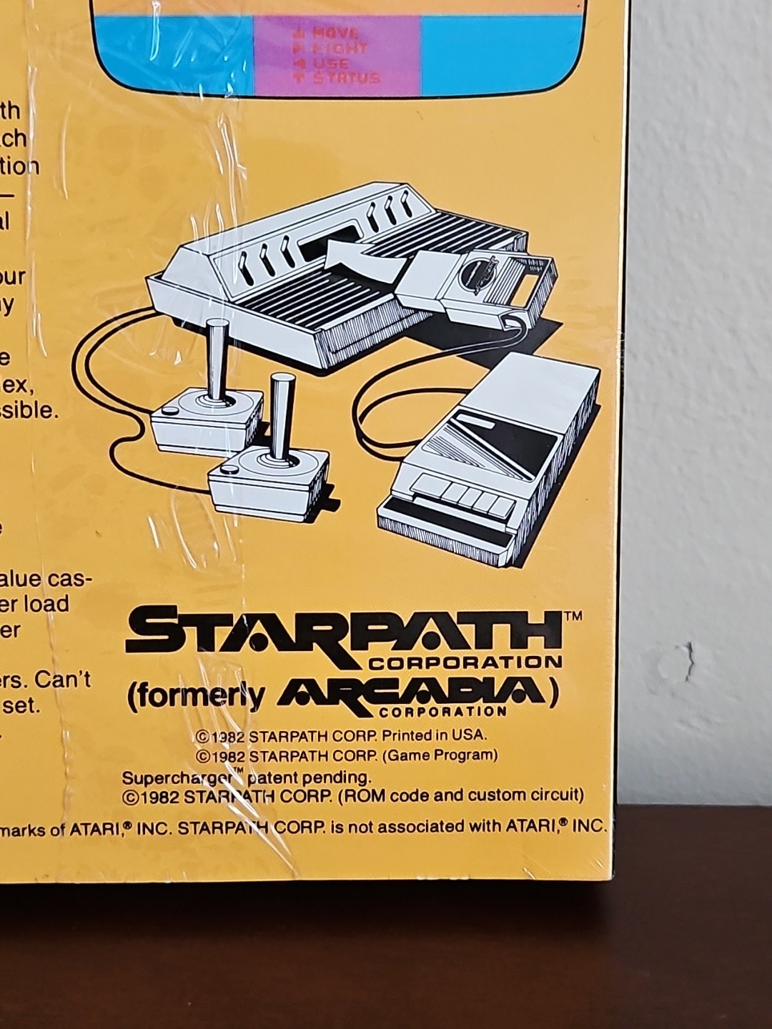 Vintage Rare Atari 2600 DragonStomper Starpath SuperCharger Cassette New Sealed