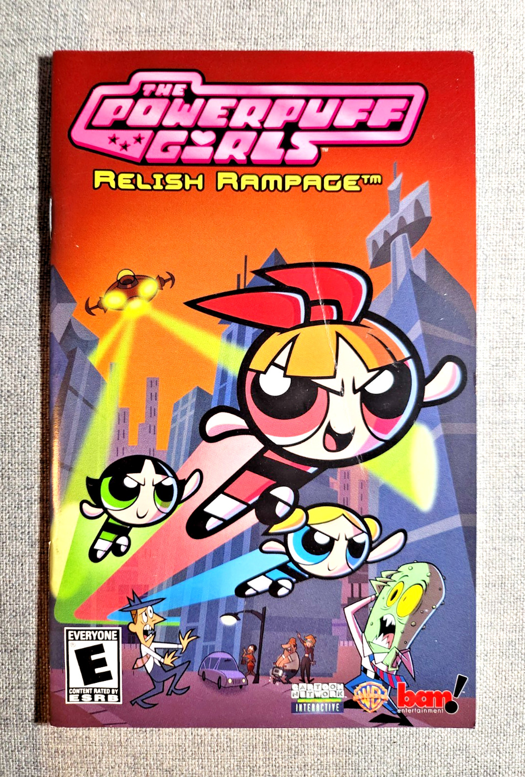 The Powerpuff Girls Relish Rampage Instruction Manual Only – PlayStation 2