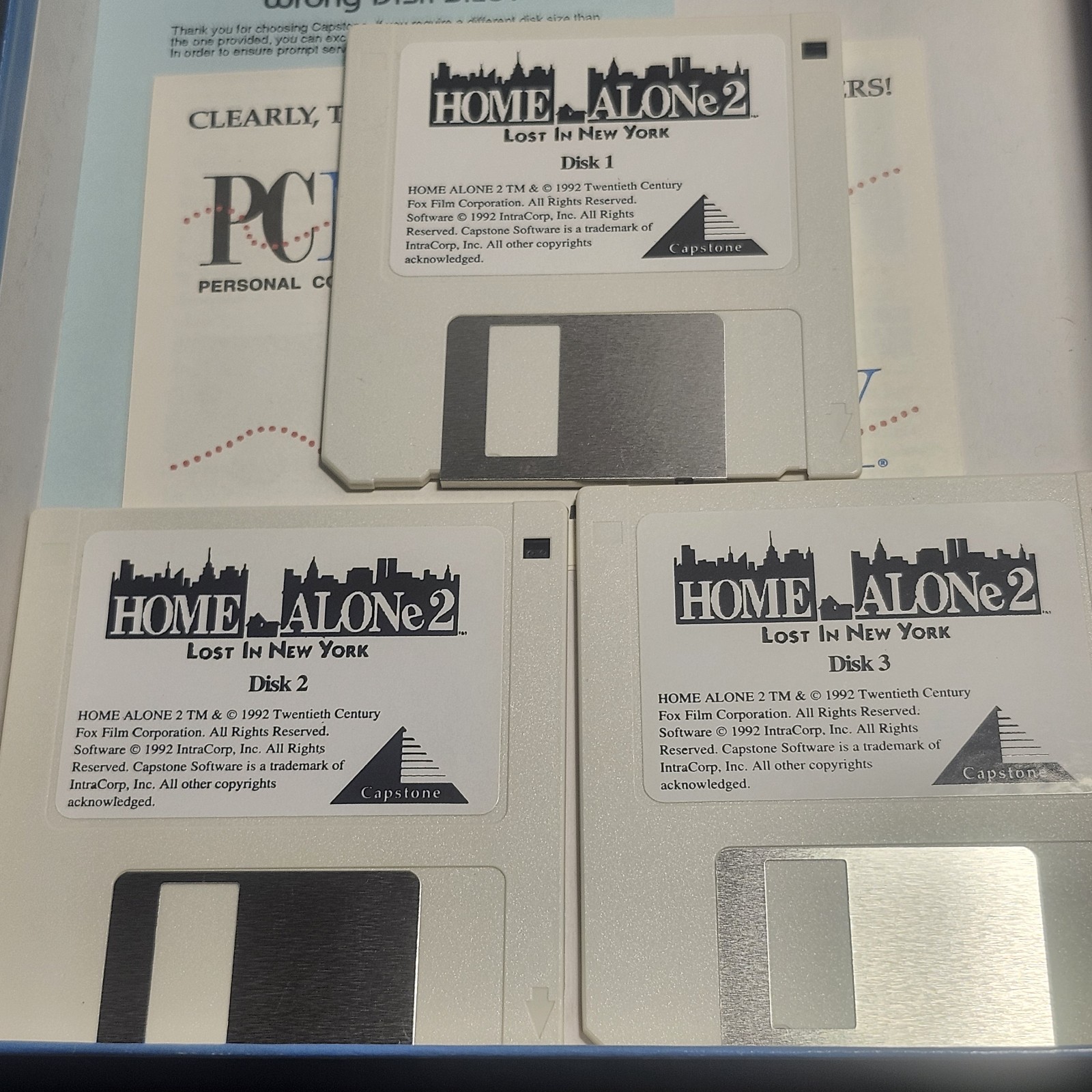 Home Alone 2 Lost in New York (IBM PC 3.5″ US) Action *Capstone Big Box complete