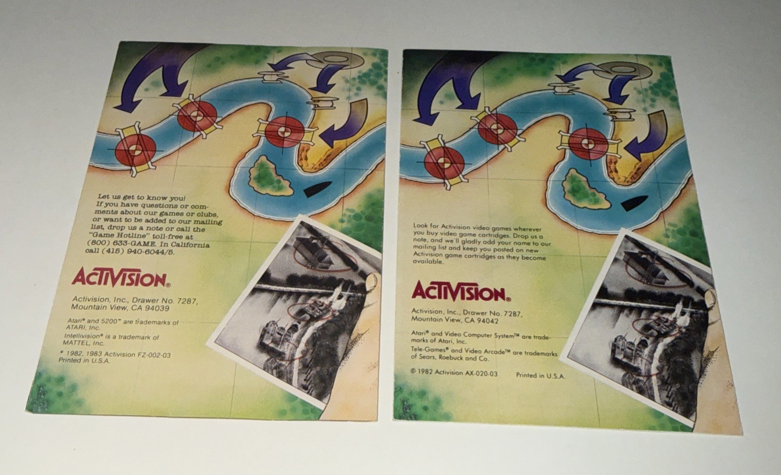 River Raid (Atari 2600, 1982) Complete – Cleaned & Tested
