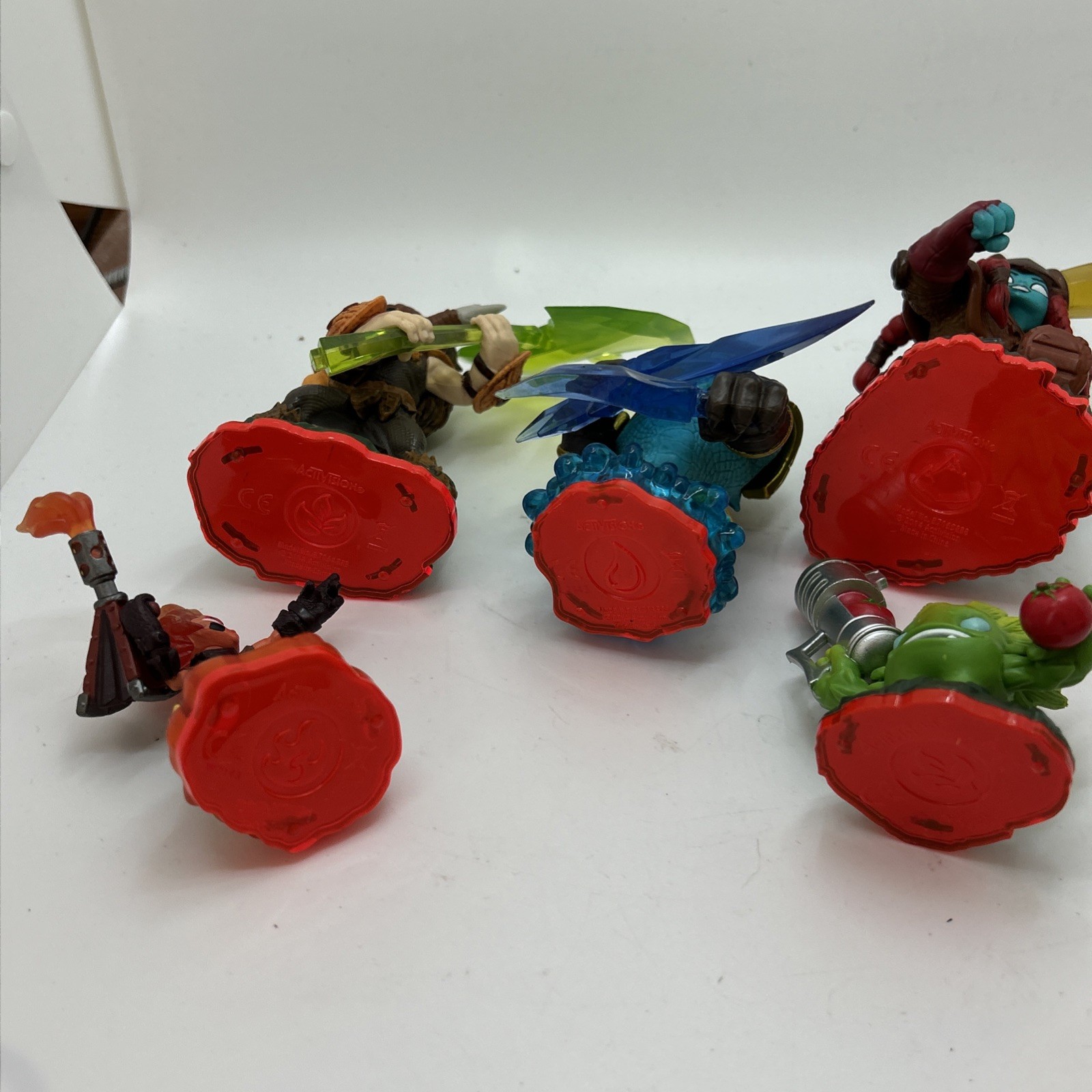 Lot of 5 Skylanders Trap Team: Snap Shot Food Fight Torch Bushwhack Head Rush