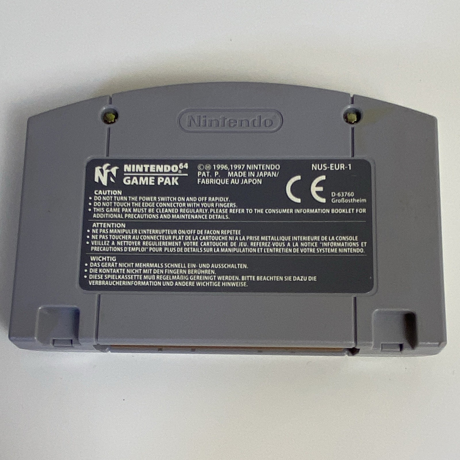 Nintendo Pokémon Snap Nintendo 64 PAL Spain, Spanish Cartridge Pokémon Series