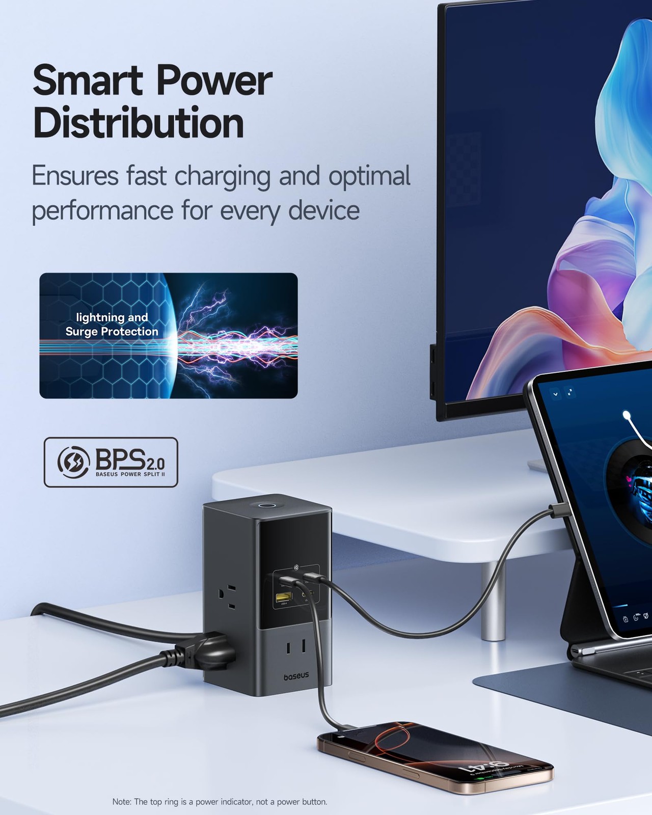 Baseus Charging Station 67W, 10-in-1 USB-C PD Fast Charging Desktop Charger with