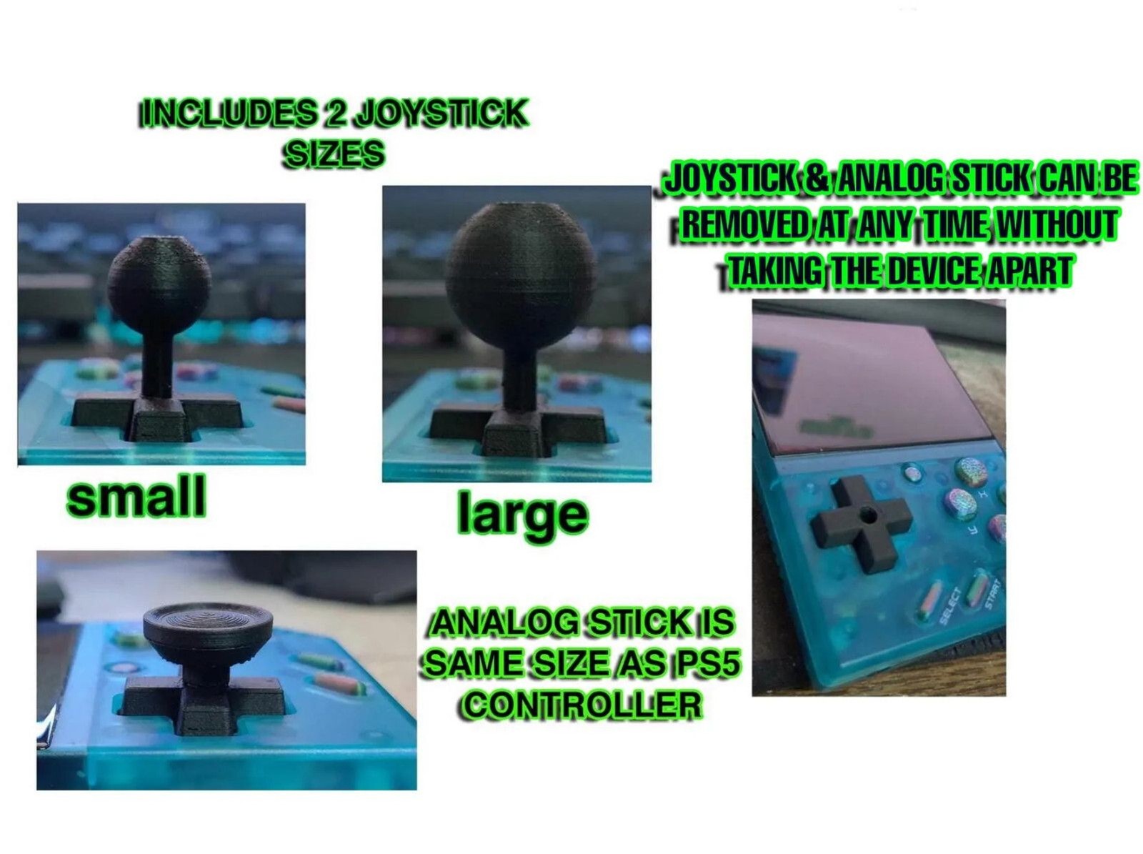 RG35XX Swappable Joystick & Analog Stick (not for plus model)