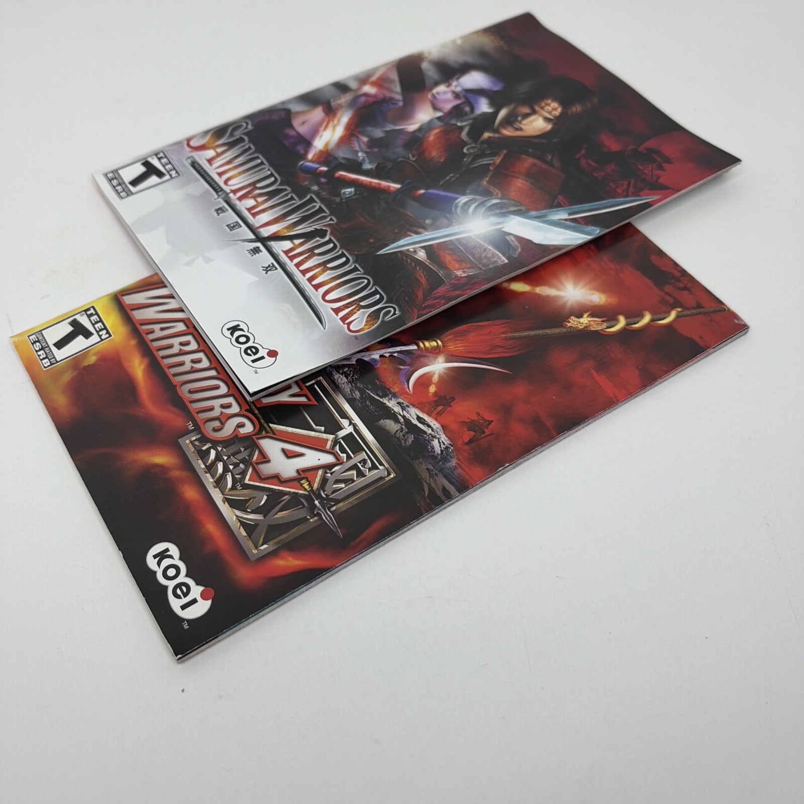 Dynasty Warriors 4 + Samurai Warriors PS2 Lot PlayStation 2 Complete CIB TESTED