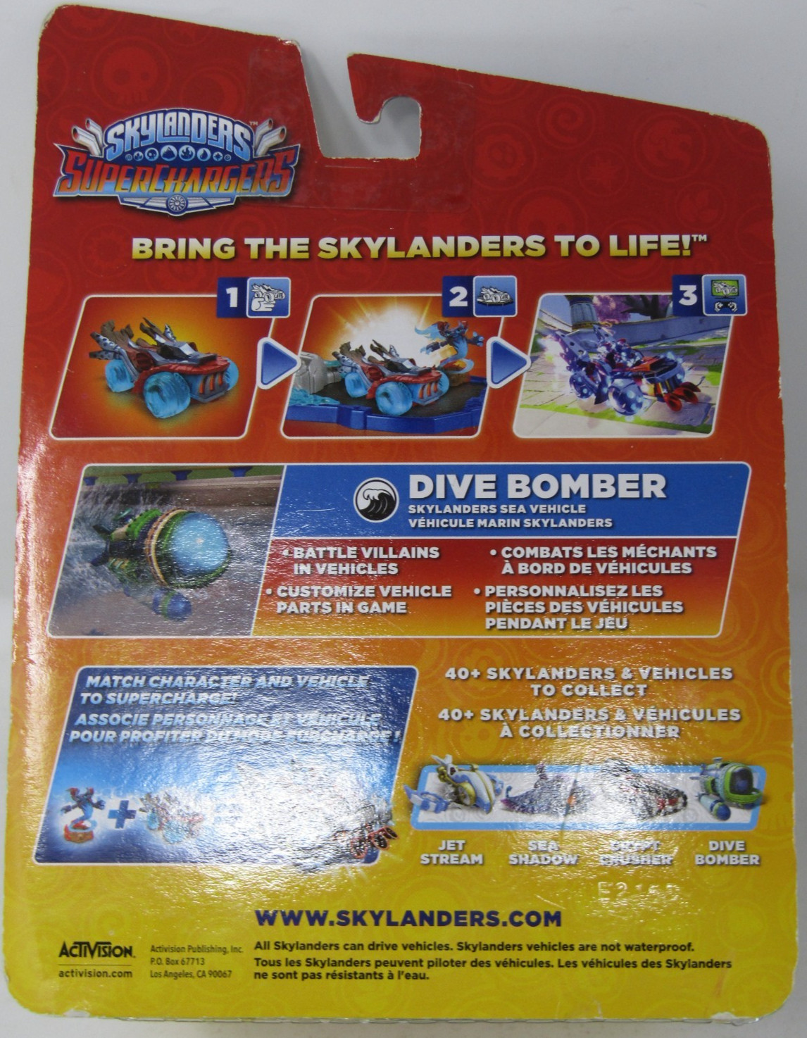 Skylanders Superchargers Dive Bomber Vehicle Figure