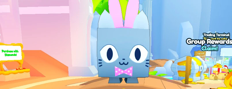 Roblox – Pet Simulator 99 – Titanic Easter Cat In Game Pet Only – Level70