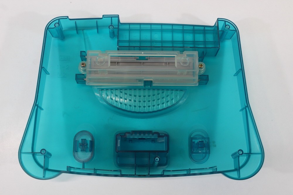 Nintendo 64 N64 OEM Toys R Us Clear Blue White Console Replacement Shell Cos.Da8