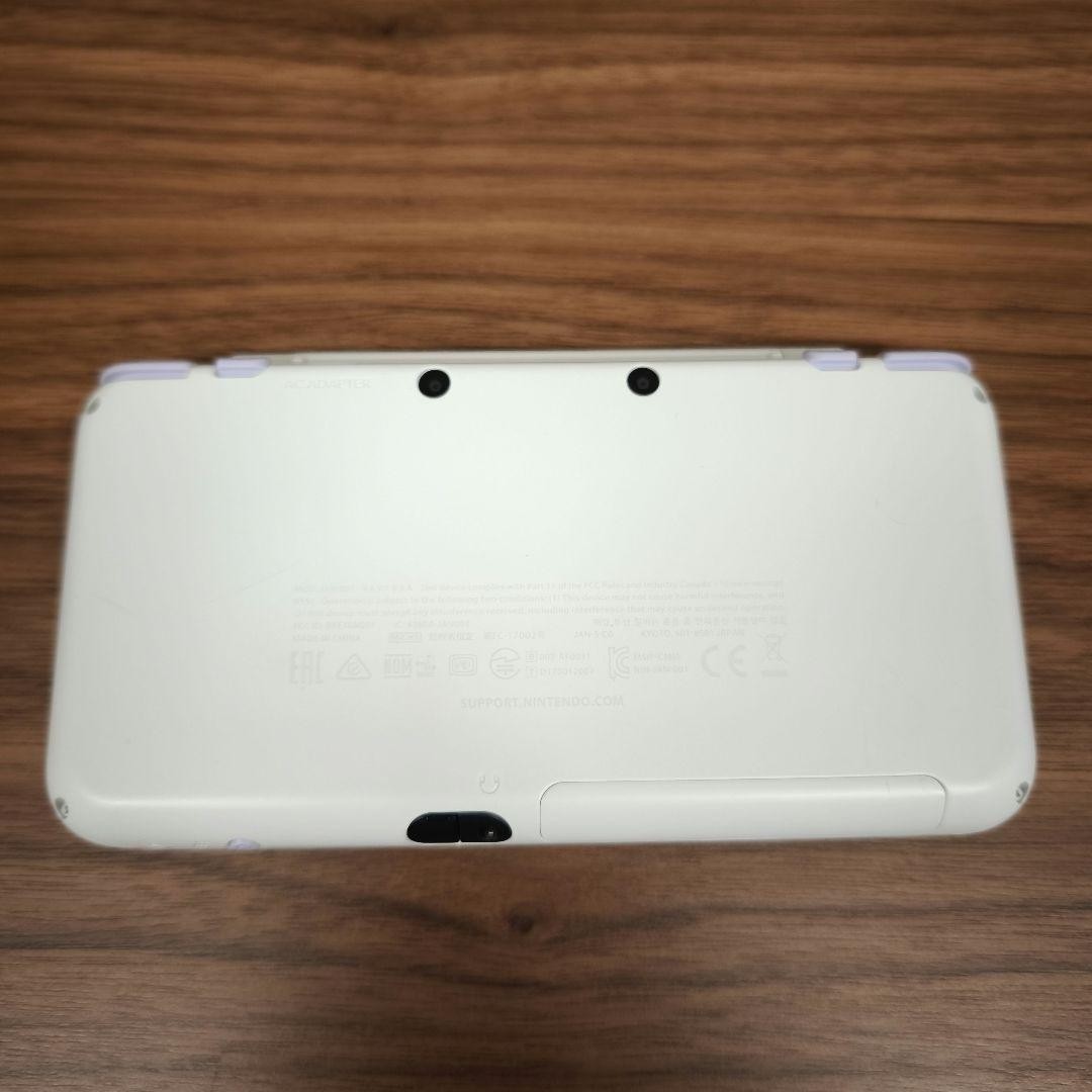 New Nintendo 2DS XL LL White Lavender Console Stylus Working Japanese ver