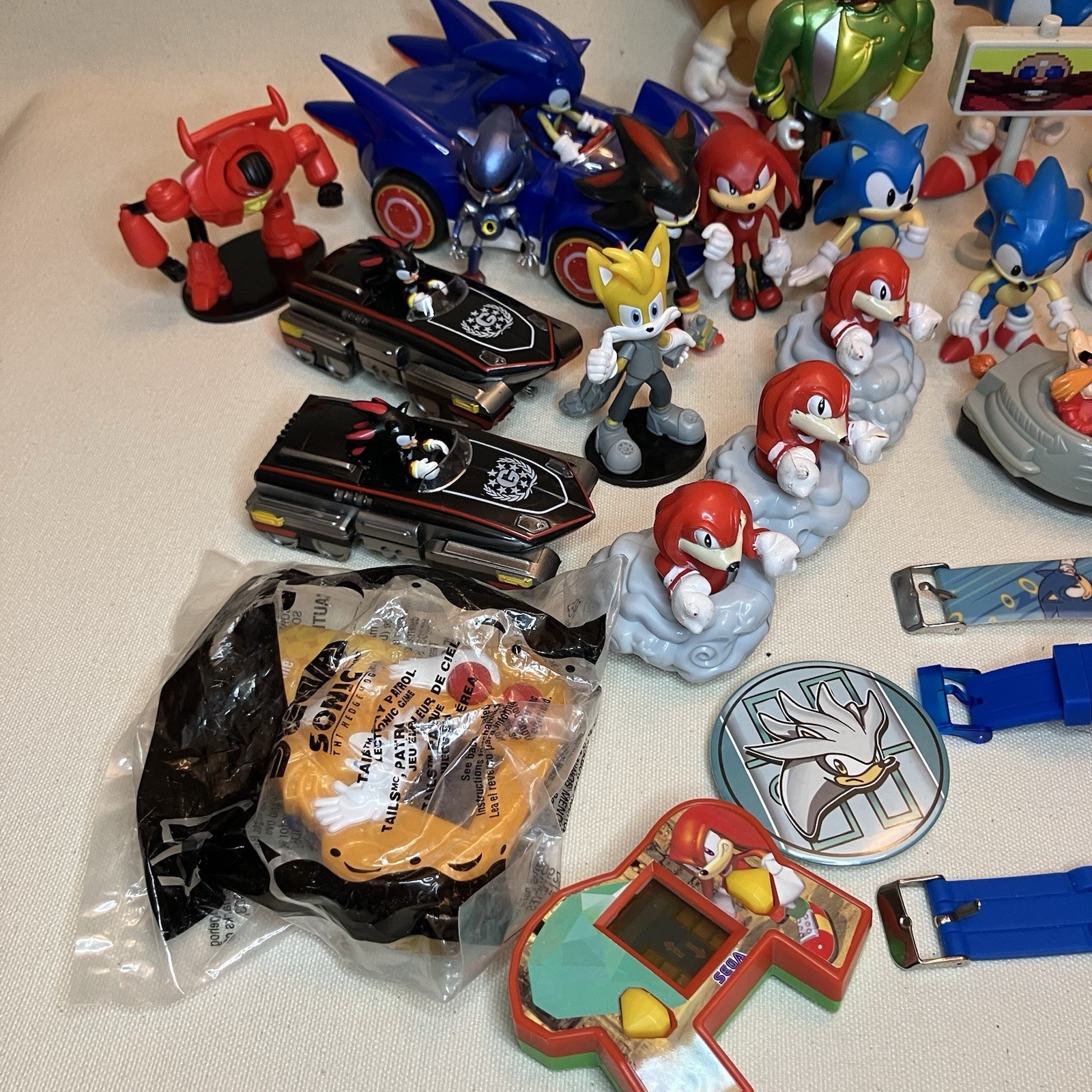 Sega Sonic The Hedgehog Mixed Lot Of Toys, Figures & Collectibles