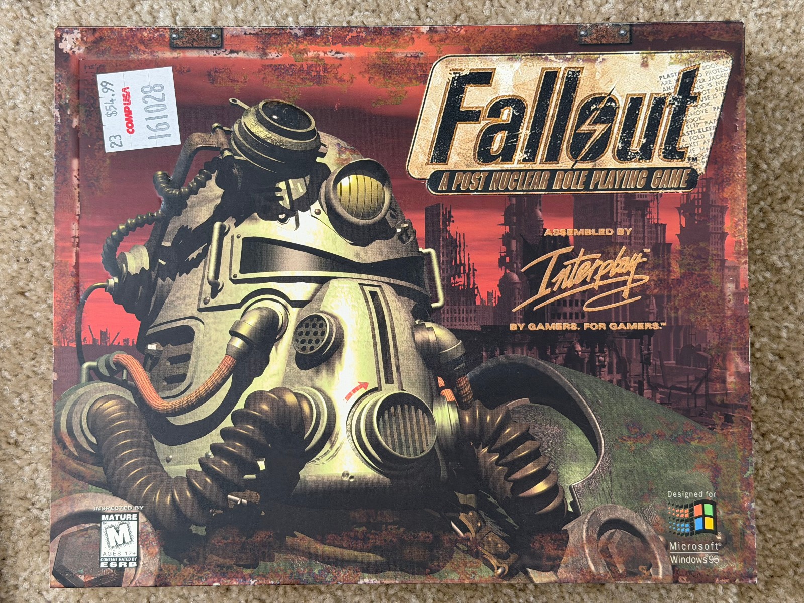 FALLOUT 1 A POST NUCLEAR ROLE PLAYING GAME INTERPLAY 1997 BIG BOX USED