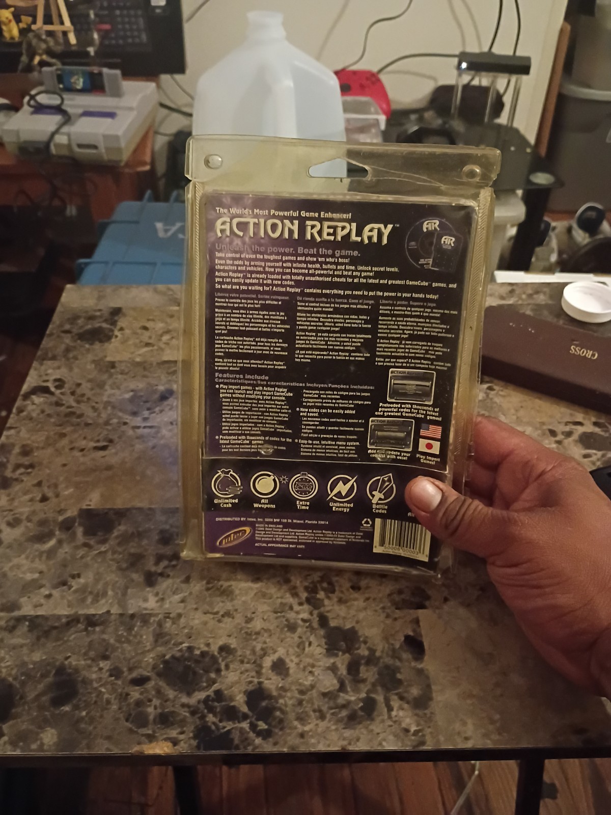 Action Replay for GameCube, Disc + Memory Card & Box