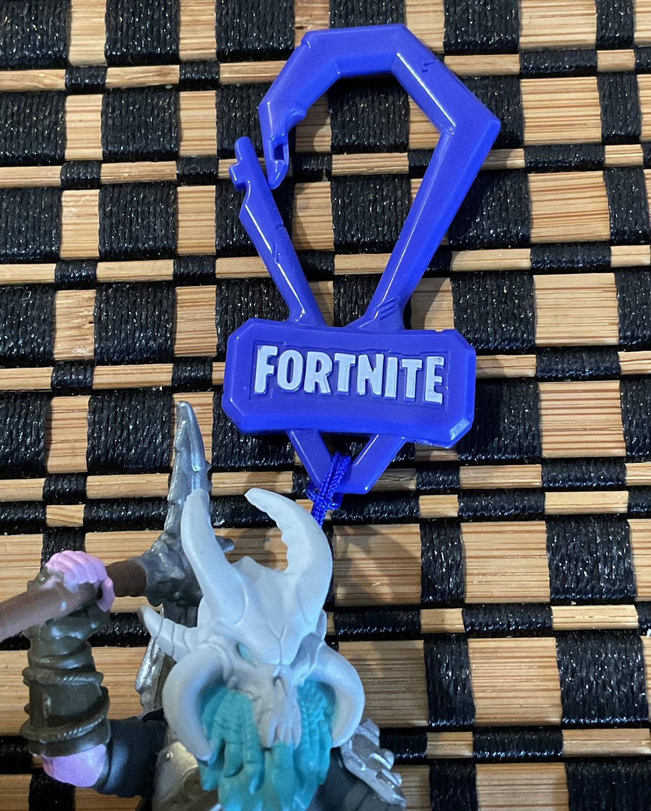 Fortnite Figure Backpack Clip Key Chain- Ragnarok Series 1