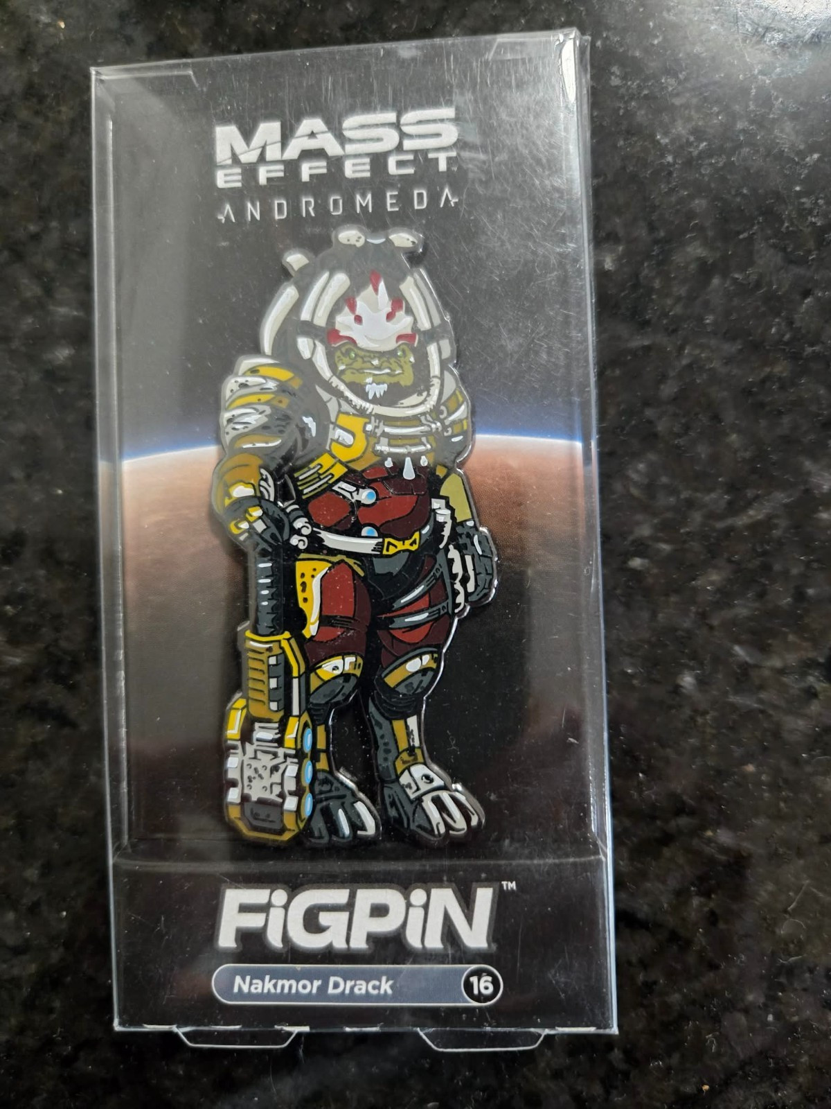 Official FiGPiN™ Mass Effect: Andromeda Nakmor Drack #16 Enamel Pin