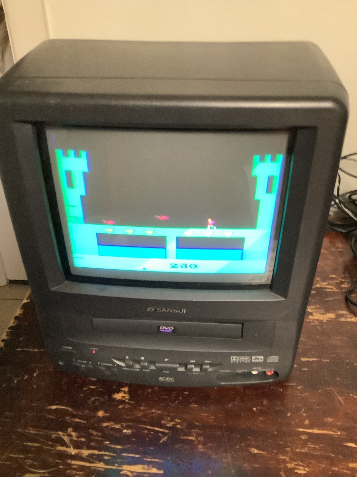 Atari 2600 4in1 Brazil Video Game Cartridge (Kung Fu, Dragon Fire, Spider Man)