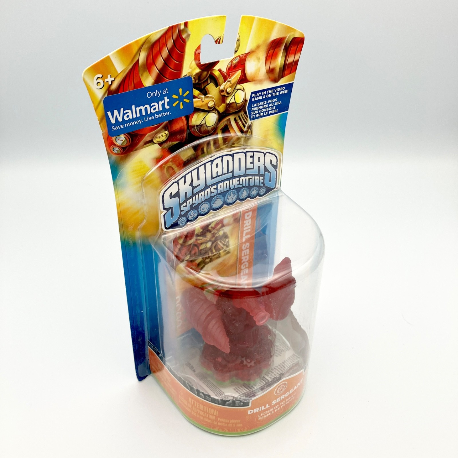 Skylanders Spyros Adventure Red Drill Sergeant Figure Walmart Variant NEW SEALED