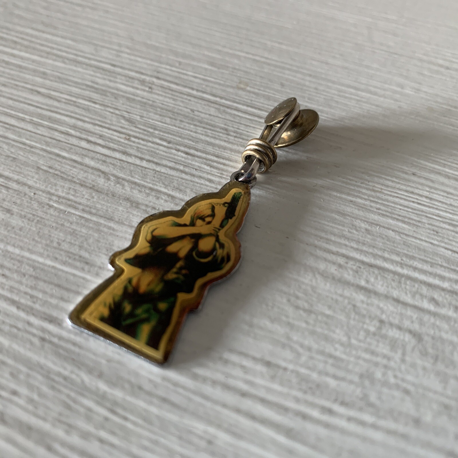 Parasite Eve 2 II Aya Brea Keychain Zipper Pull PlayStation 1999 Sony PS1 Rare