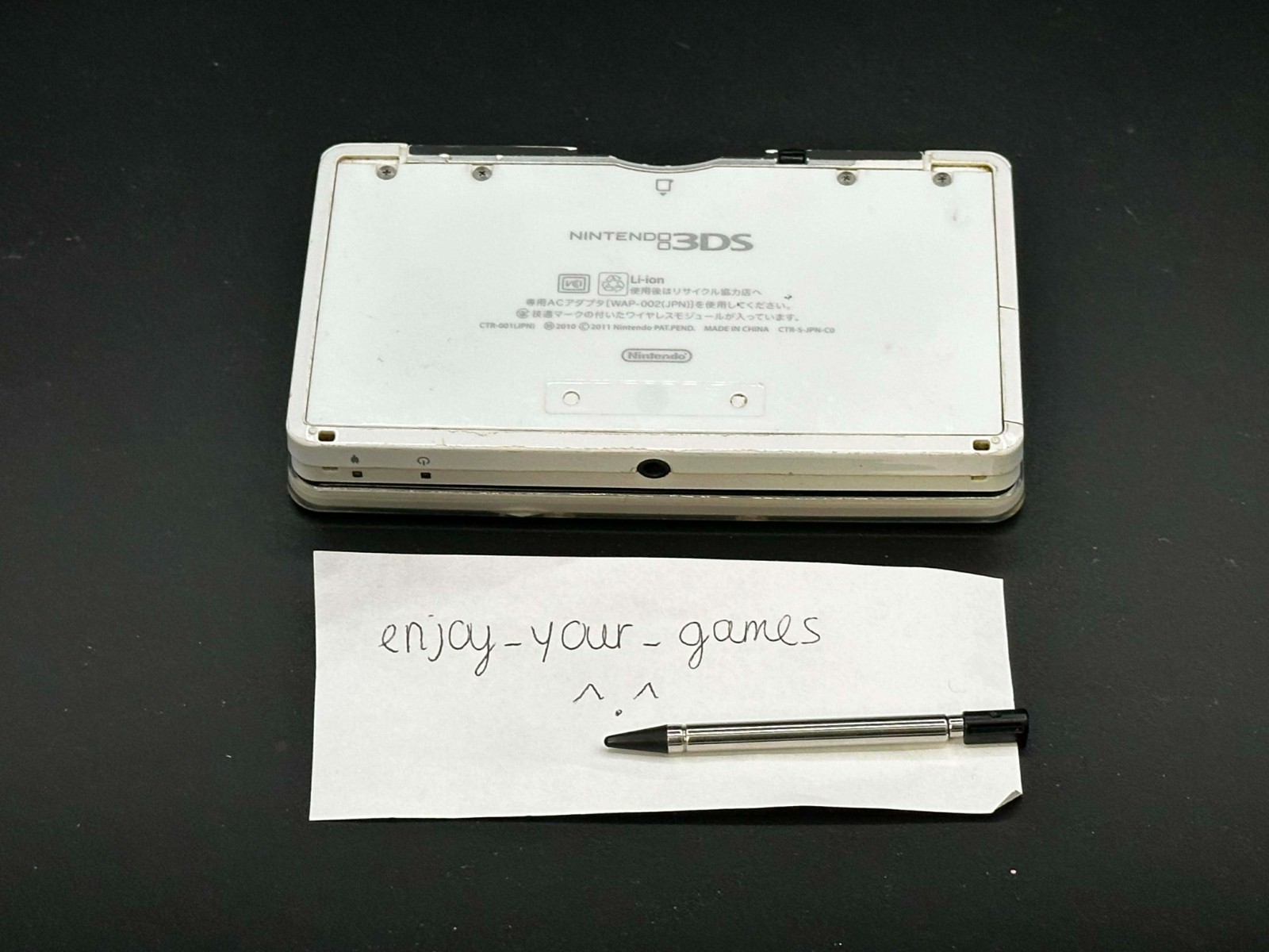 Nintendo 3DS Ice White Tested | English | Charger | USA Seller – SHIP IN 1-DAY