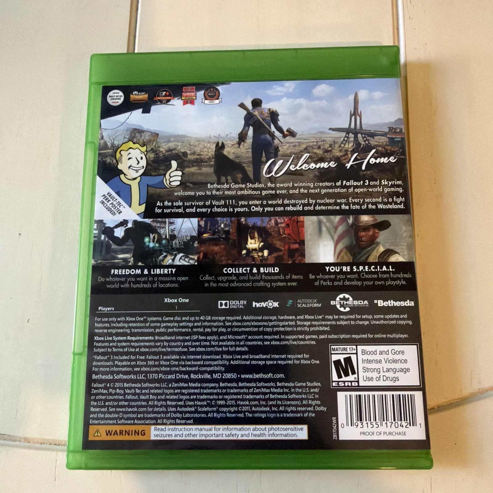 Fallout 4 Microsoft Xbox One 2015 Edition