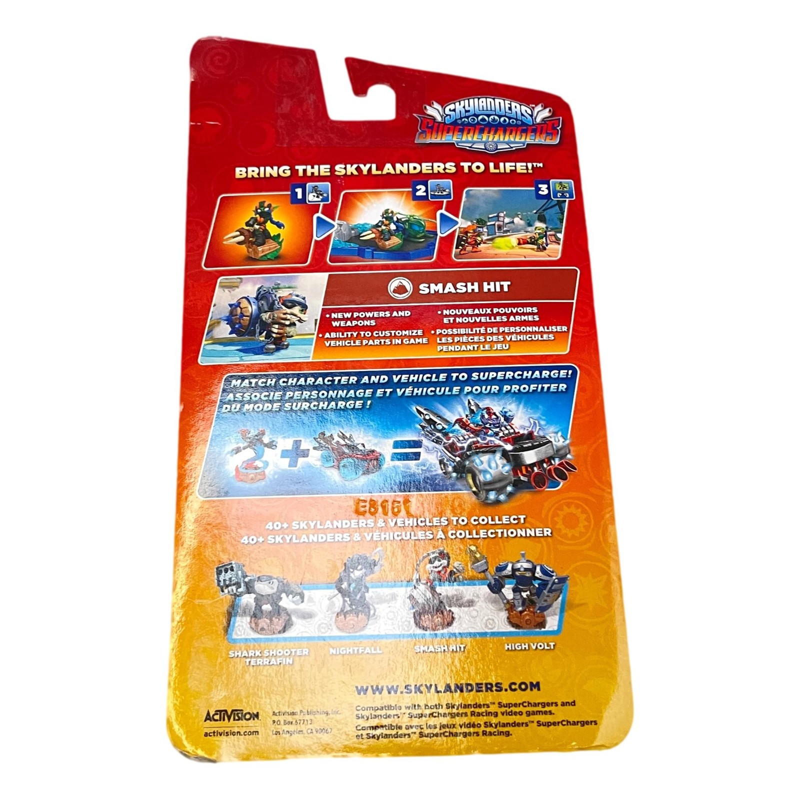 Skylanders SuperChargers Smash Hit Action Figure 2015 New