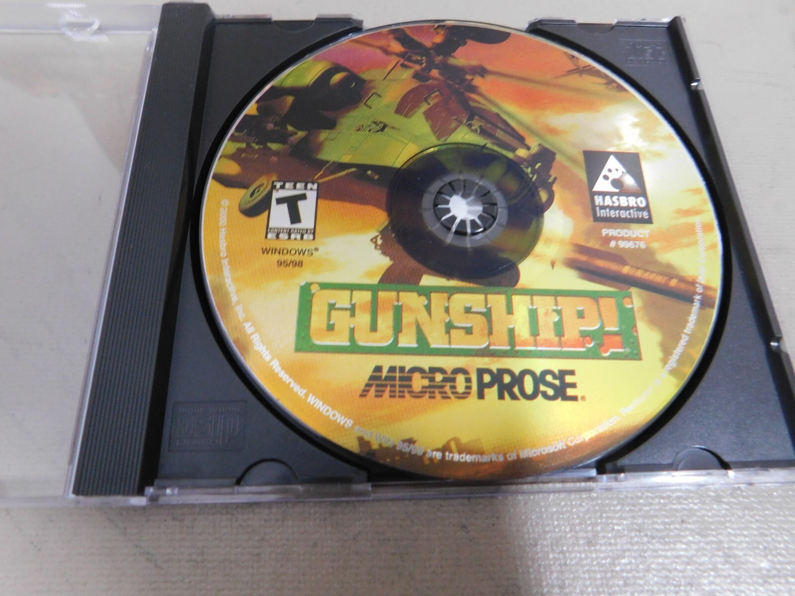 GUNSHIP! PC Big Box Attack Helicopter Simulation Game 2000 Micro Prose Complete
